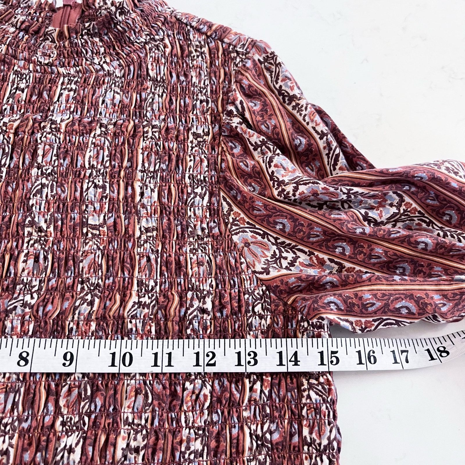 Marie Oliver Marie Oliver Glennon Mock Neck Top in Sedona Stripe Size M / US 6-8 / IT 42-44 - 11 Thumbnail