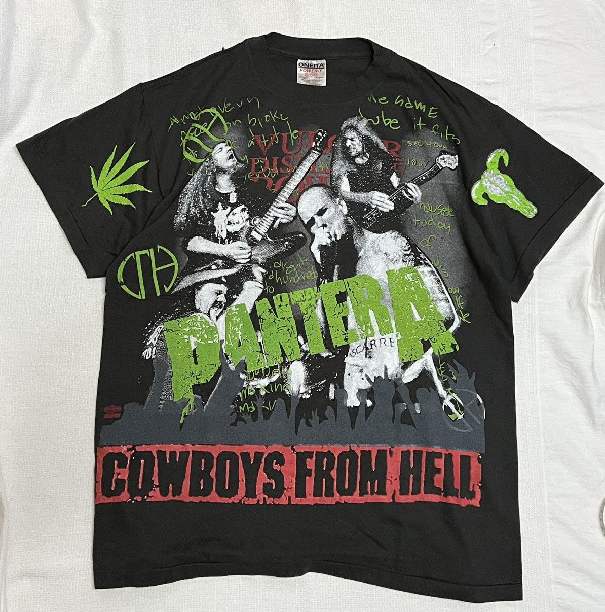 Other 🔥HOT DROPS🔥VINTAGE PANTERA 90s COWBOY FROM HELL Size US XL / EU 56 / 4 - 1 Thumbnail