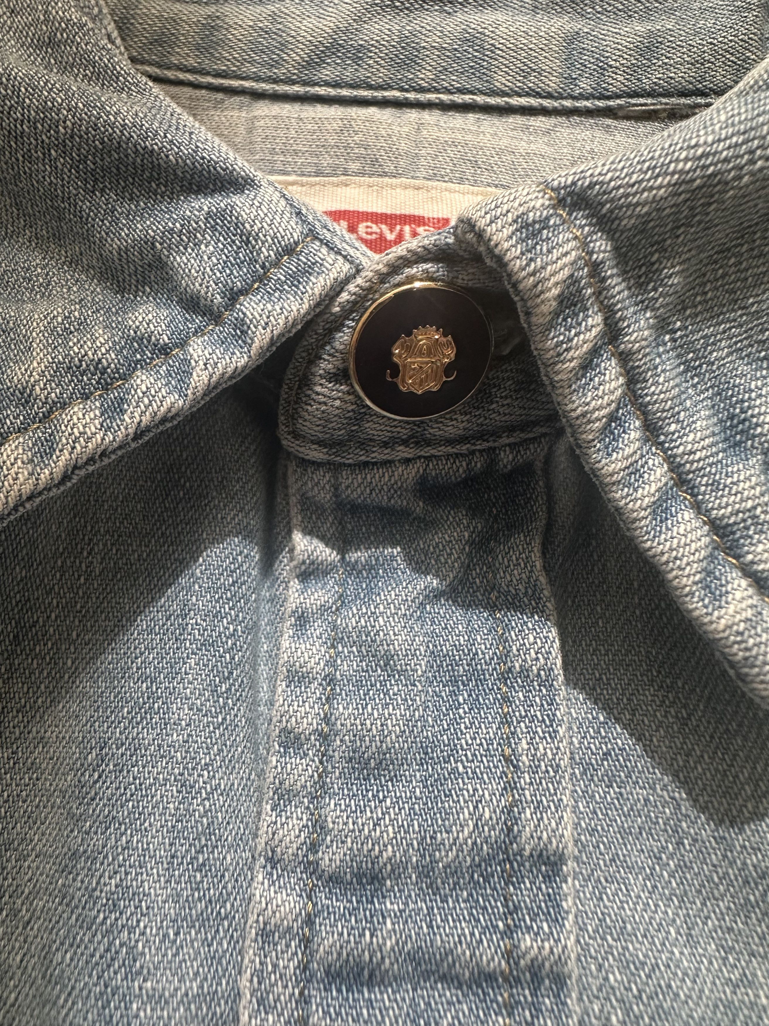 Levi's Custom Western Denim Shirt Size US S / EU 44-46 / 1 - 2 Thumbnail