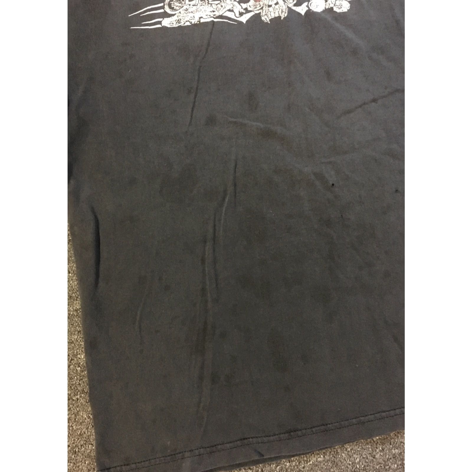 Vintage VINTAGE Dumont Dunes 90s Faded Distress Shirt XL Black Harley Davidson Alstyle Graphic Tee Men Short Sleeve Crew Neck Size US XL / EU 56 / 4 - 5 Thumbnail