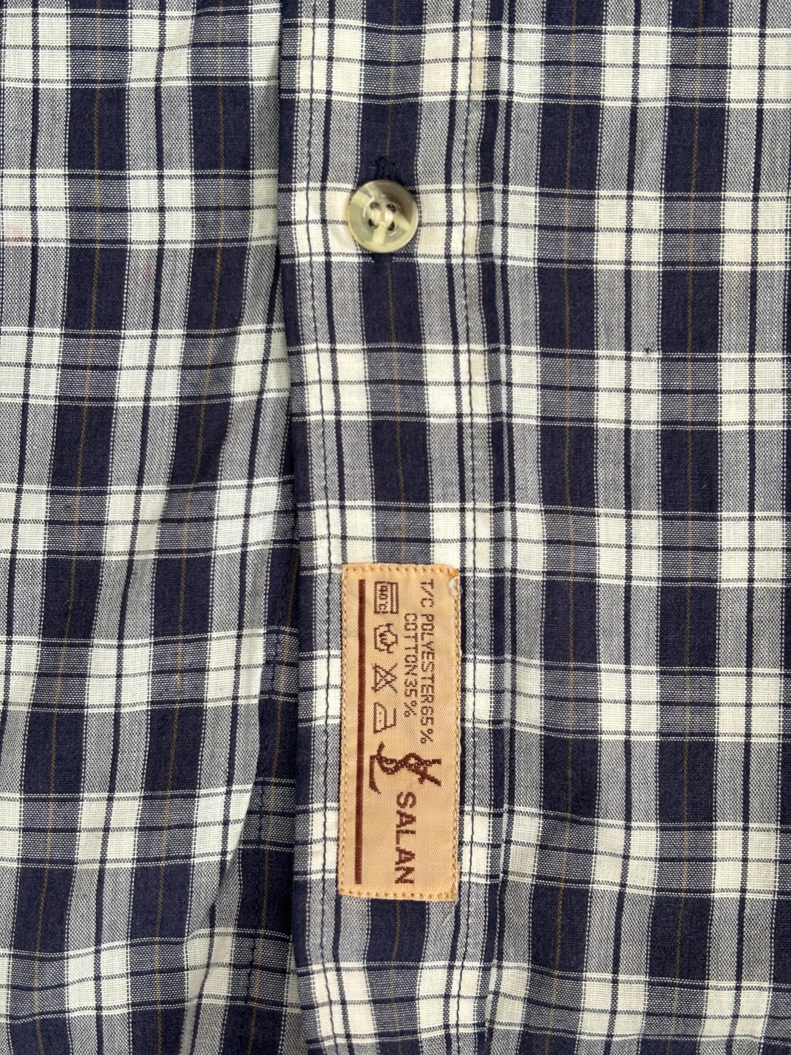 Yves Saint Laurent Yves Saint Laurent Salan Button Up Long Sleeve Shirt Size US L / EU 52-54 / 3 - 4 Thumbnail