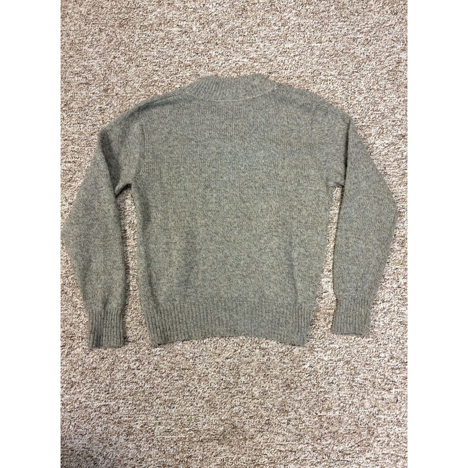Vintage VINTAGE Dimension by Milford Grey Knit Pullover Sweater Mens L USA Wool Pullover Knit 85% Wool Mens L USA Gray Size US L / EU 52-54 / 3 - 6 Thumbnail