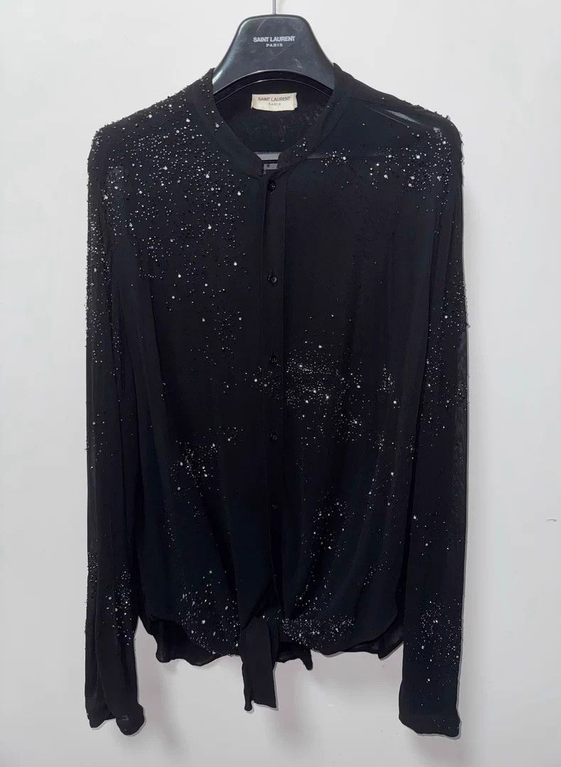 Saint Laurent Paris Saint Laurent Paris size 39 20ss show Henry collar rhinest Size US M / EU 48-50 / 2 - 1 Thumbnail