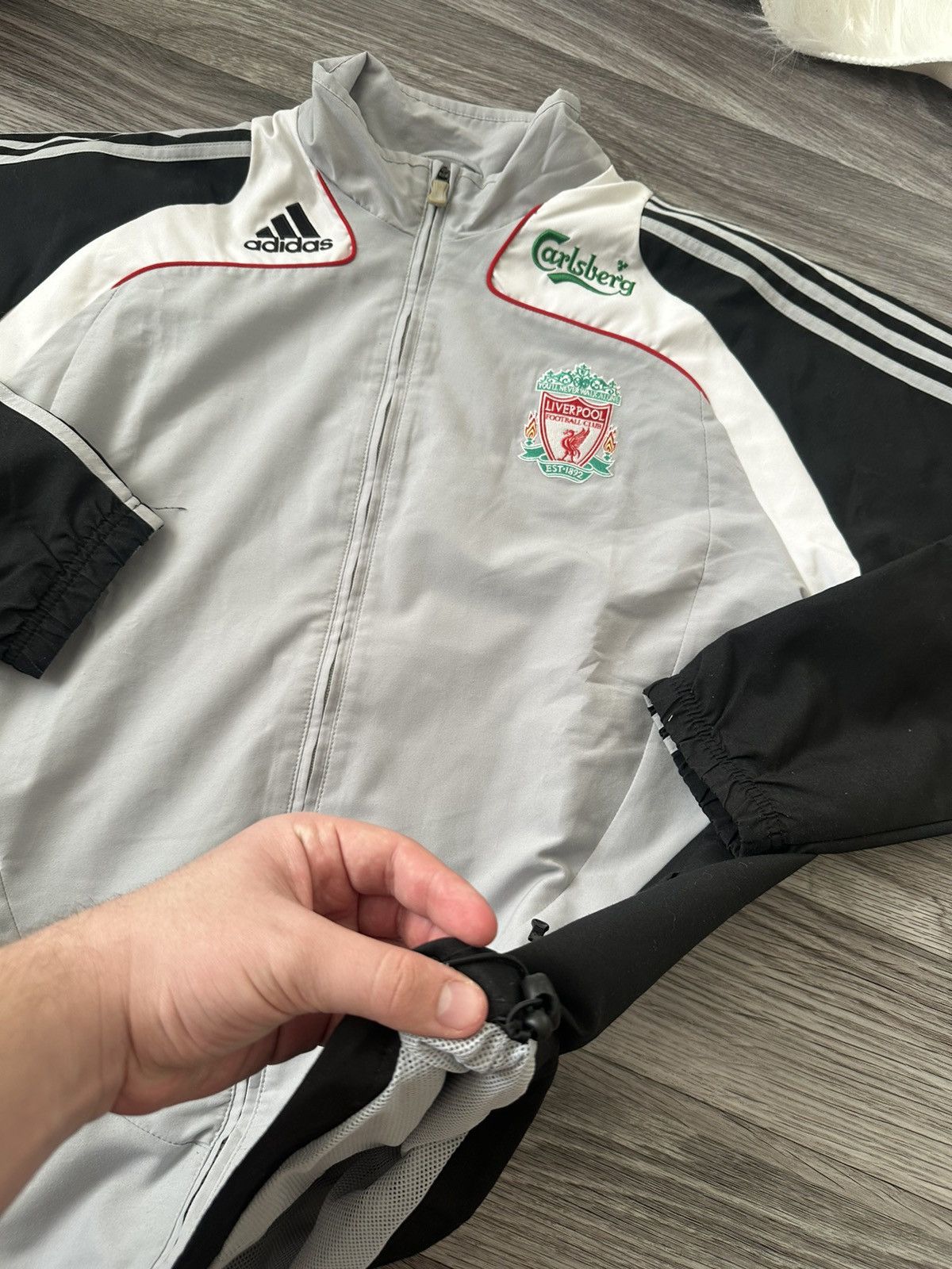 Adidas Adidas Liverpool Vintage 2008-2009 Tracksuit Galsberg hype Size US L / EU 52-54 / 3 - 6 Thumbnail