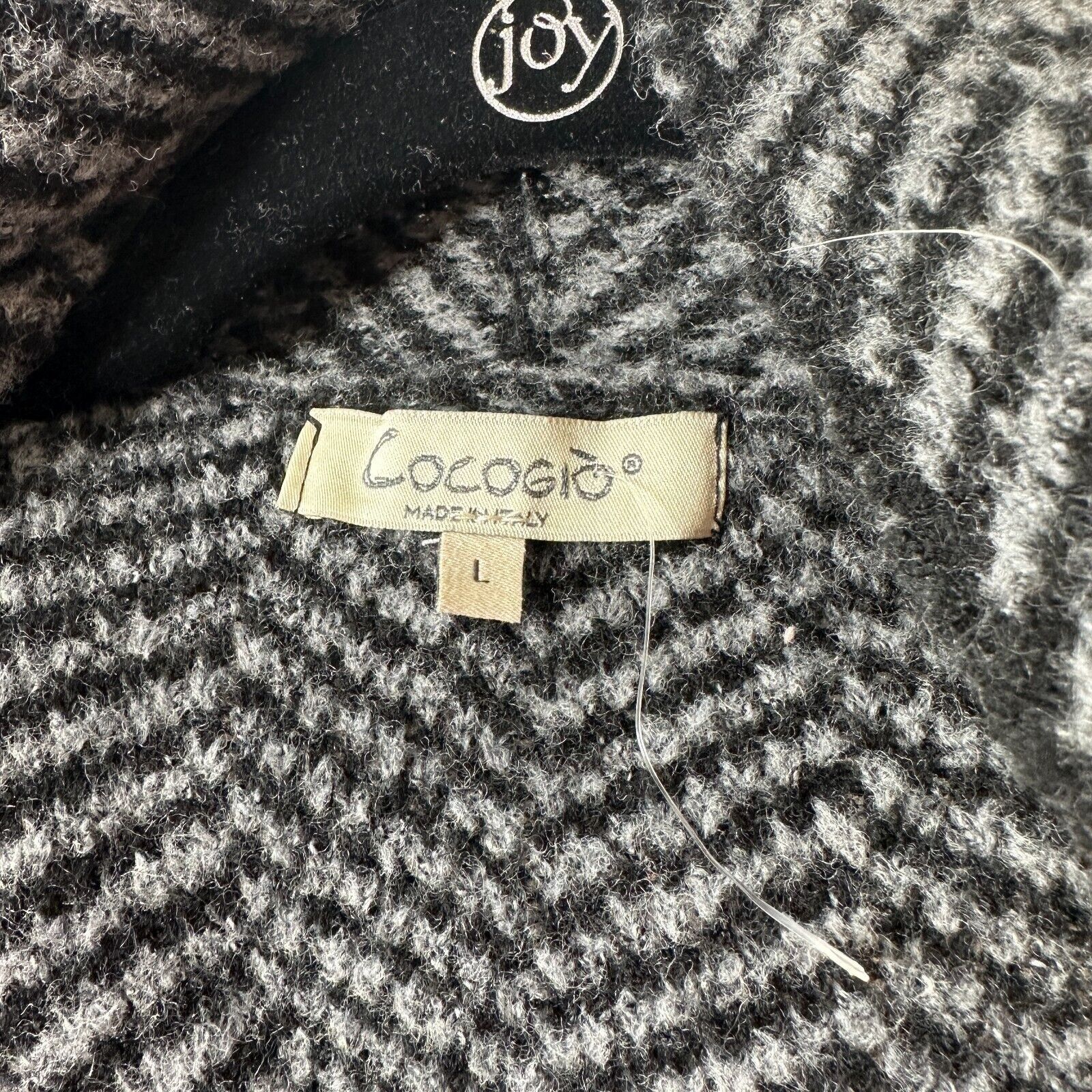 Other Cocogio Herringbone Waterfall Cardigan Asymmetrical Hem L Size L / US 10 / IT 46 - 4 Thumbnail