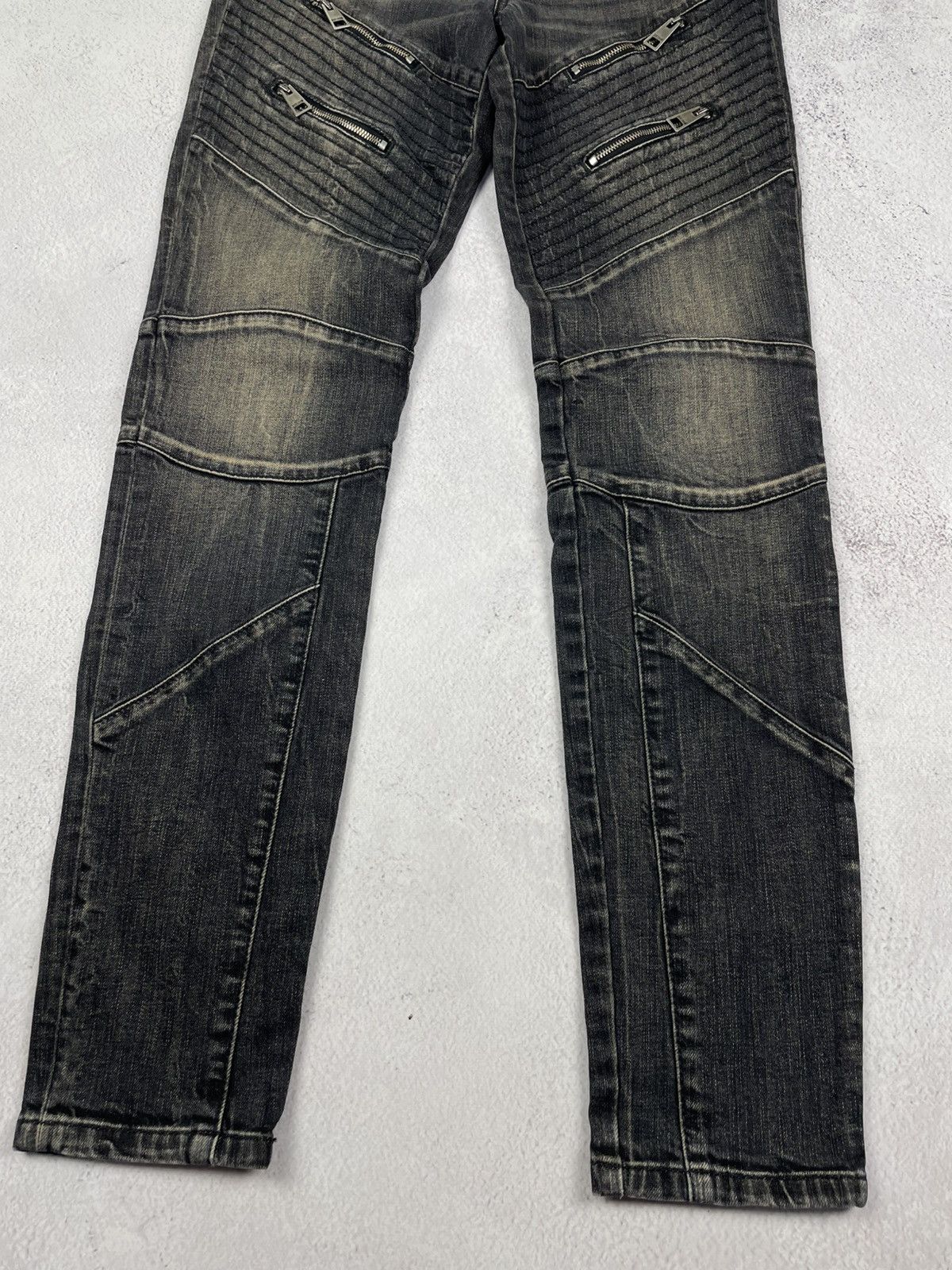 Jean × Just Cavalli × Roberto Cavalli Just Cavalli Jeans Y2K Denim Pants Biker style Size 28 Size 28" / US 6 / IT 42 - 3 Thumbnail