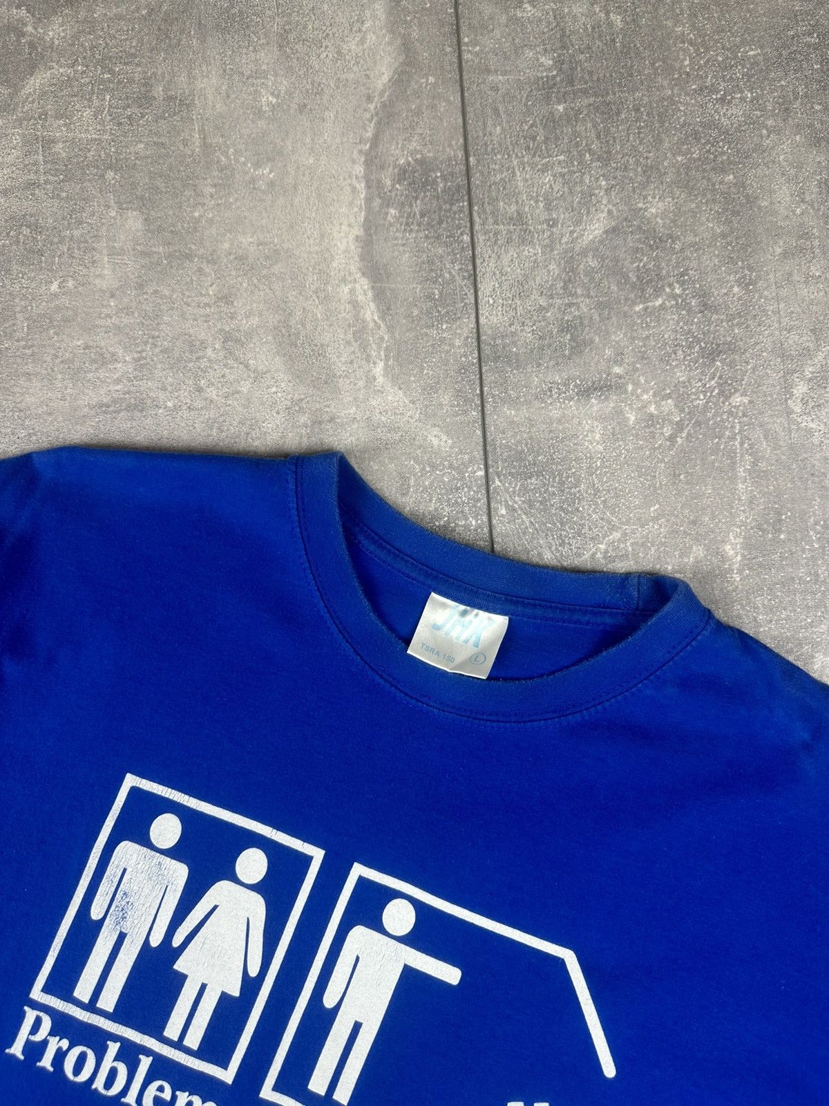 Other Humor Vintage Retro T-Shirt Problem/Solved Big Logo Size US L / EU 52-54 / 3 - 4 Thumbnail