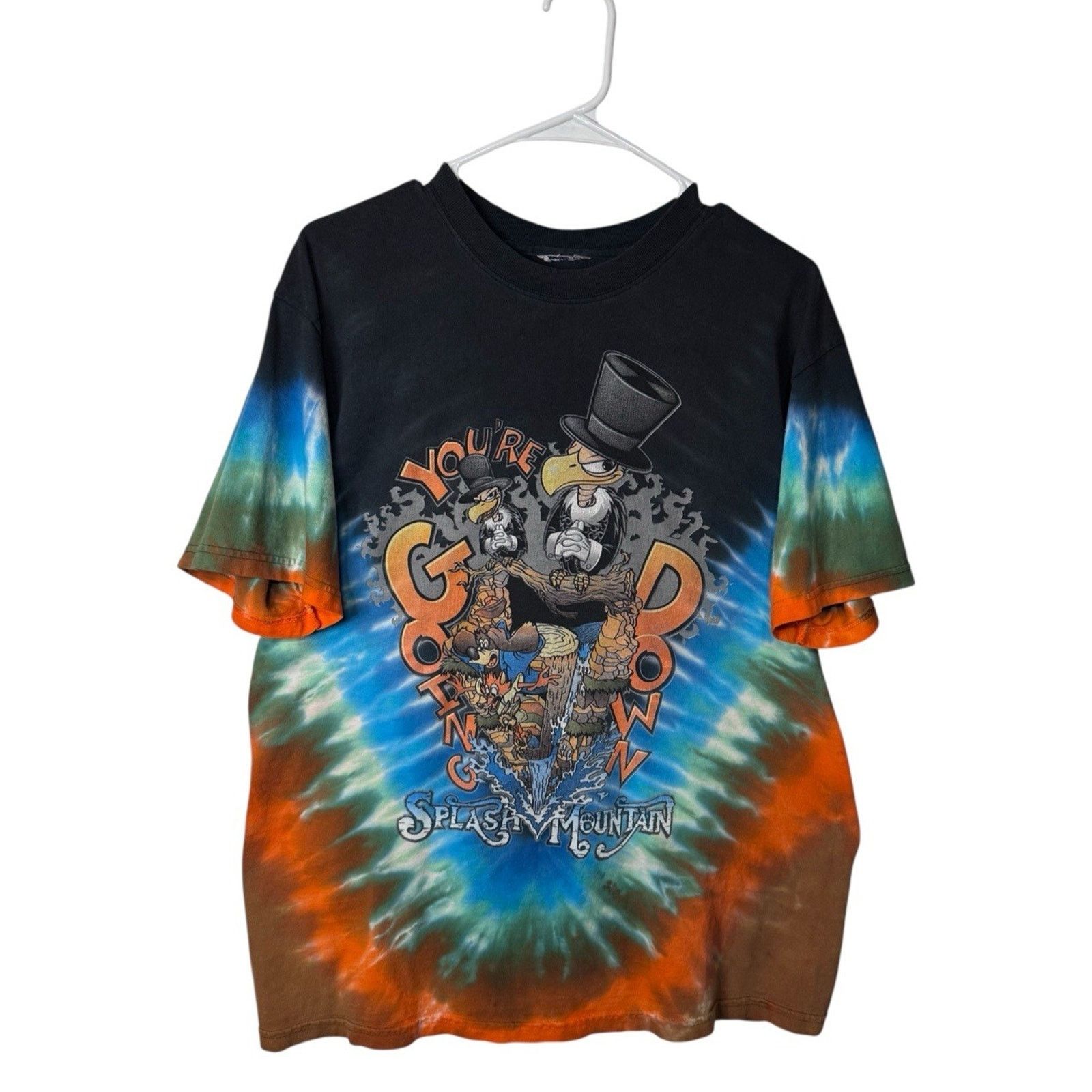 トップス dead stock splash mountain long T Vtg Splash Mountain Disney L Tye Dyed Shirt | eBay