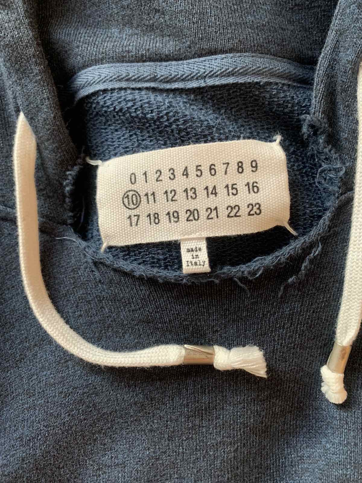 Maison Margiela 🔥 Maison Margiela Blue Cotton Hoodie Size US M / EU 48-50 / 2 - 4 Thumbnail