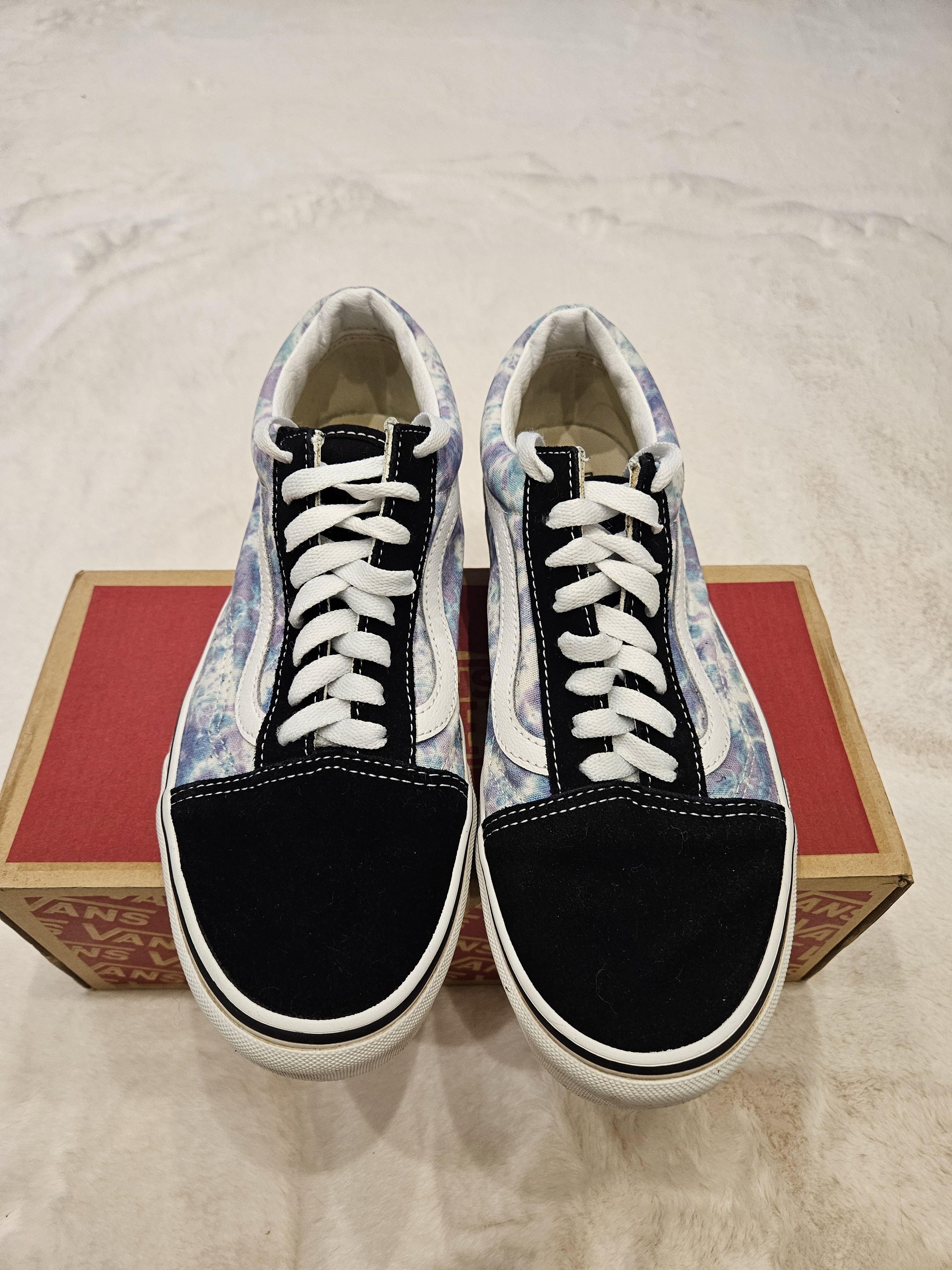 Vans Vans Old Skool 'English Lavender - Tie Dye' sneakers Size US 9.5 / IT 39.5 - 3 Thumbnail