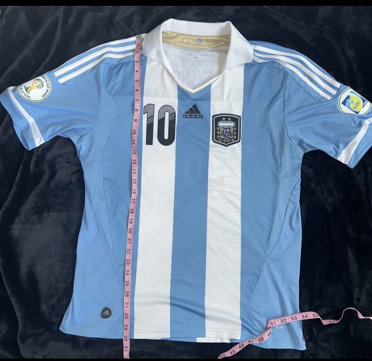 Adidas Messi Argentina Home Jersey 2011/2012 Official XL-misprint Size US XL / EU 56 / 4 - 8 Thumbnail
