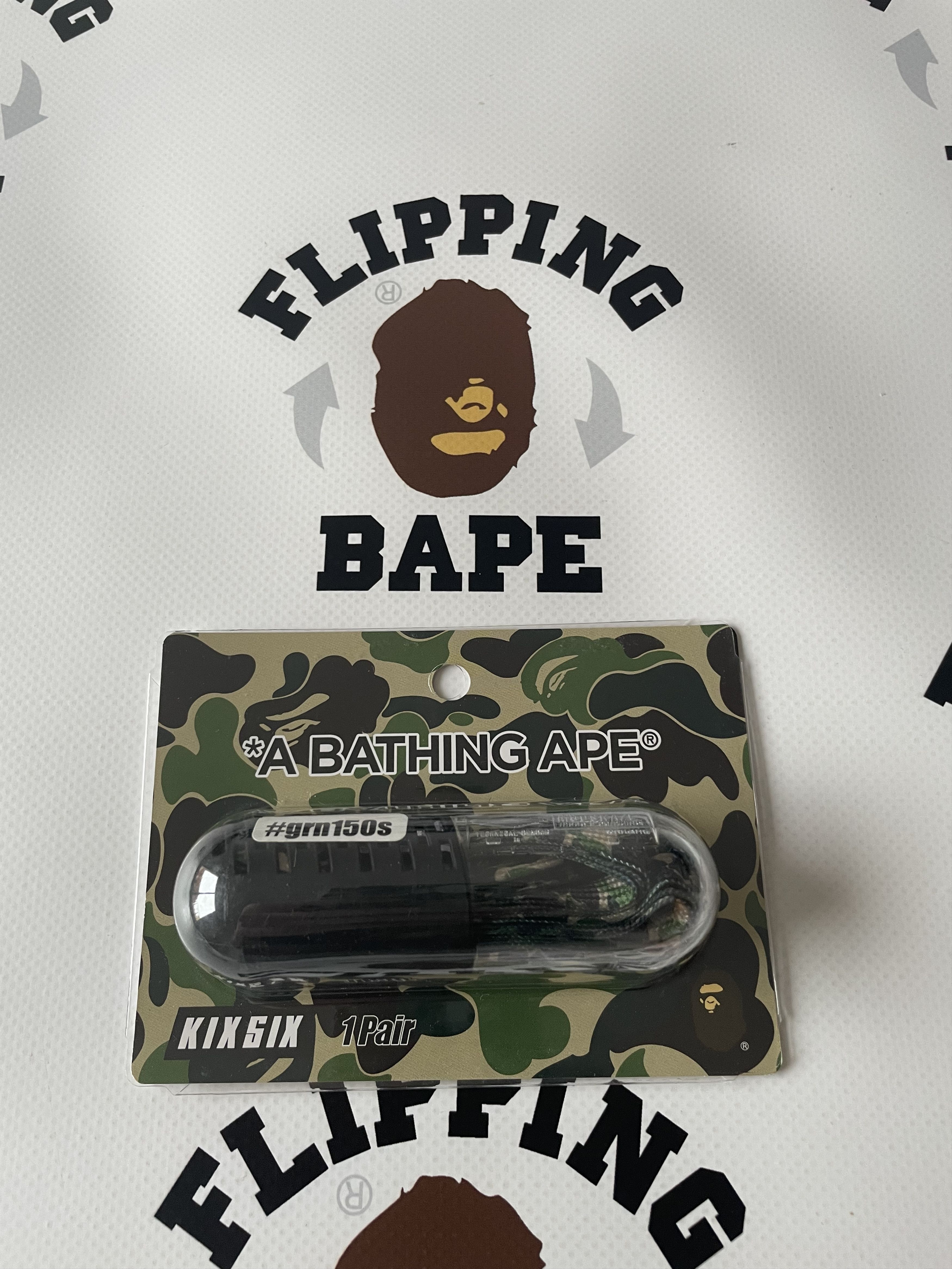 Bape BAPE X KIXSIX ABC CAMO SHOELACE Size ONE SIZE - 2 Thumbnail