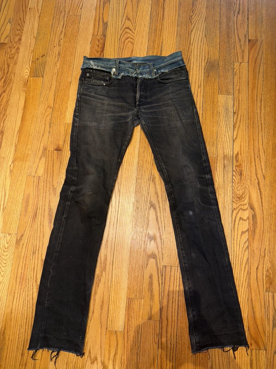 Dior × Hedi Slimane Dior Homme AW06 Cummerbund Denim | Grailed