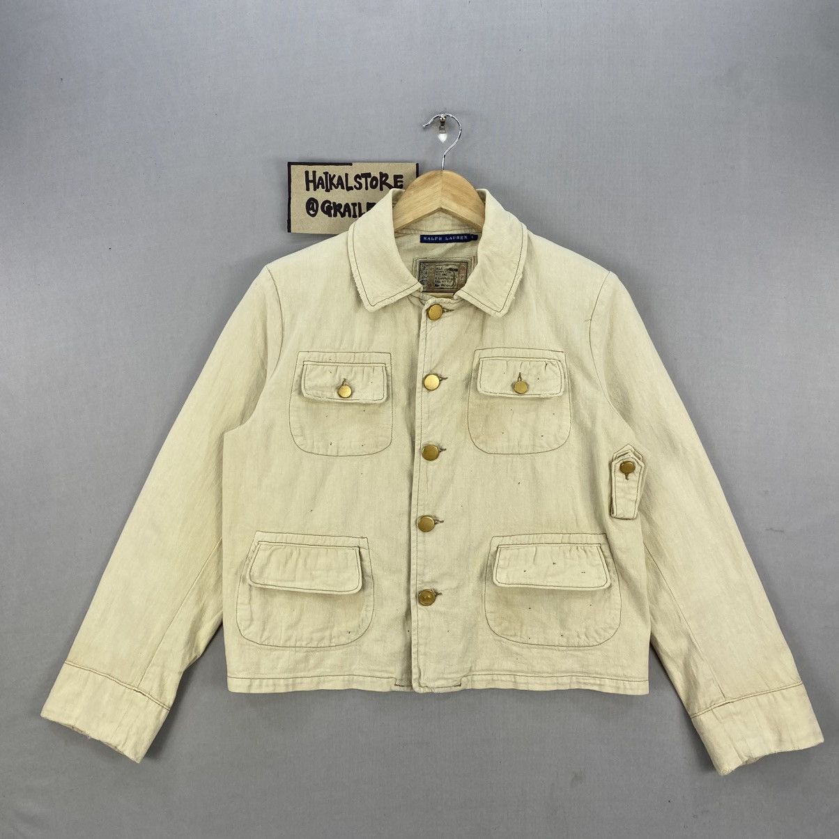 Ralph Lauren Ralph Lauren Utility Chore Jacket Canvas Workwear Style Size S / US 4 / IT 40 - 1 Thumbnail