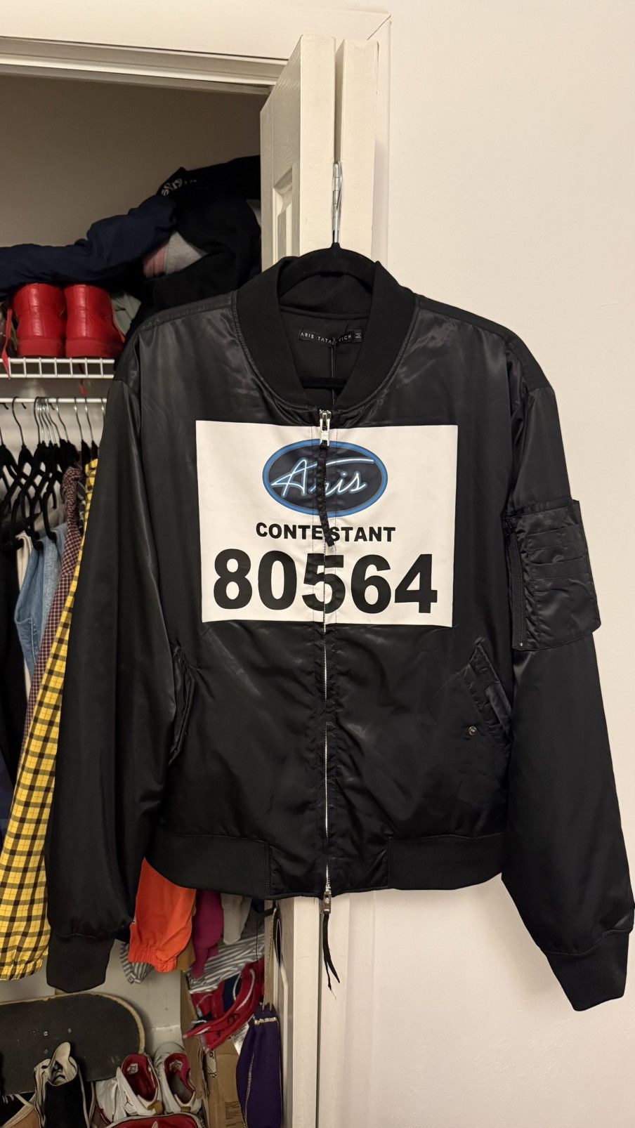 Aris Tatalovich Aris Tatalovich American Idol Contestant Bomber Jacket Size US M / EU 48-50 / 2 - 1 Thumbnail