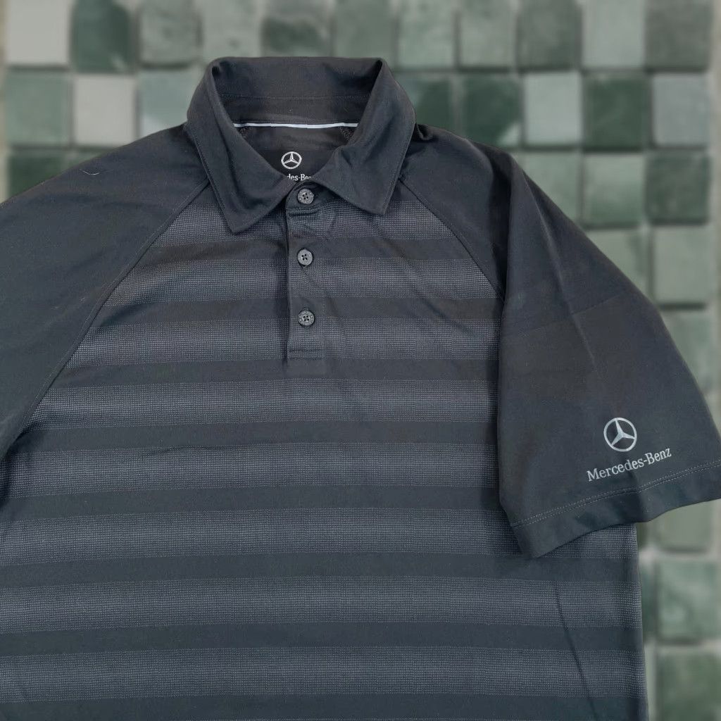 Mercedes-Benz Polo Shirt Men Small Black WEBTech Short Sleeve NWOT Polo Shirt Men Small Black WEBTech Short Sleeve NWOT