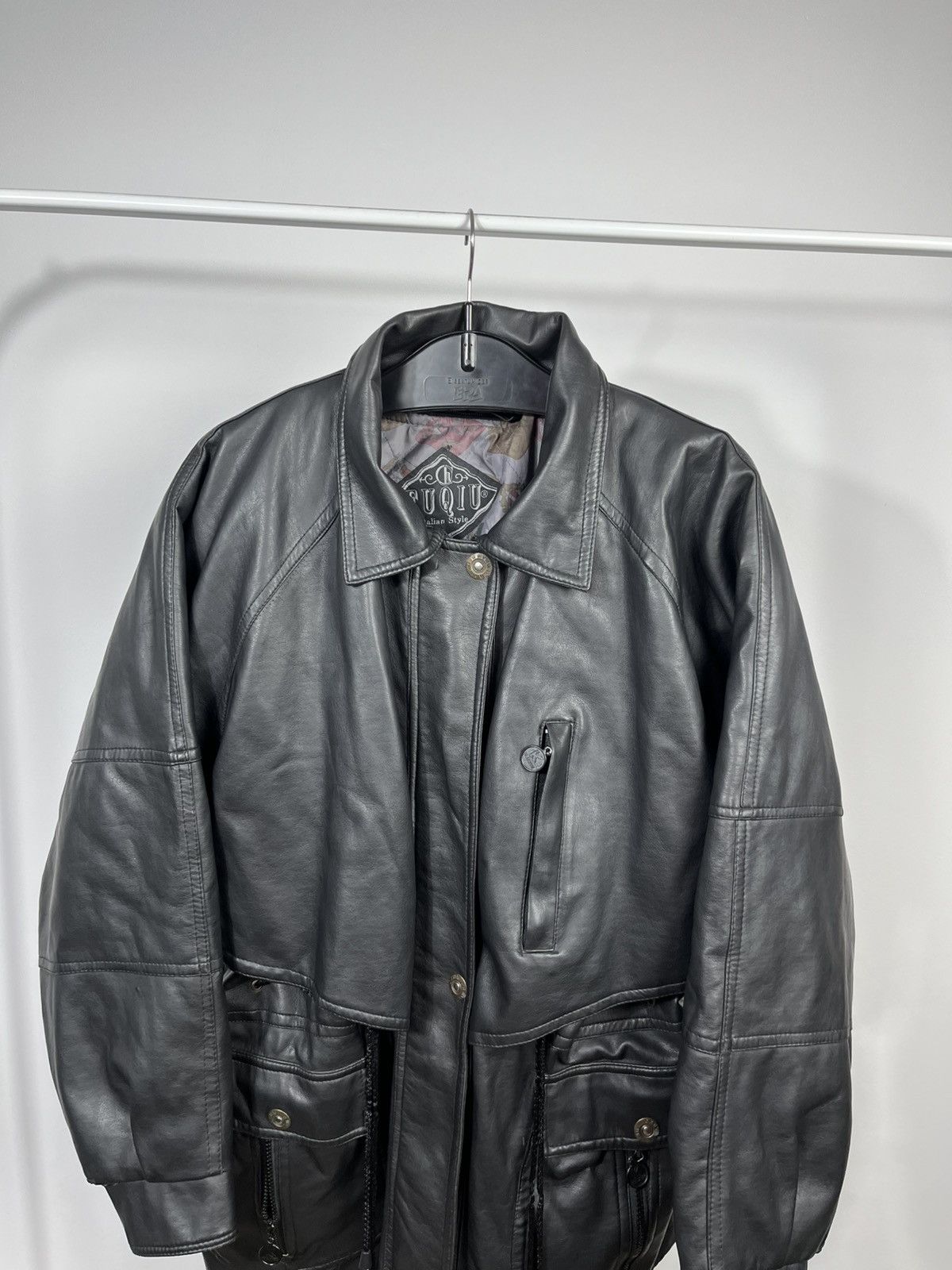 Leather Women’s Black Genuine Leather Coat Jacket Size XL Size XL / US 12-14 / IT 48-50 - 2 Thumbnail