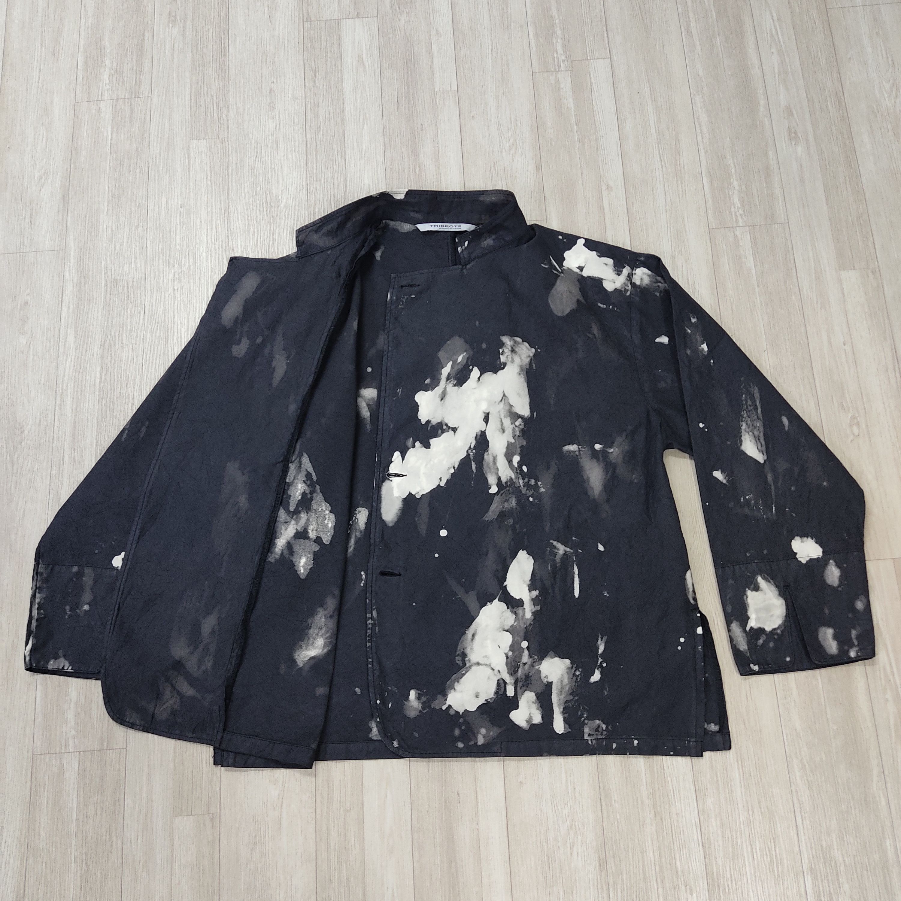 Japanese Brand JOURNAL STANDARD TRISECT 2 Tie-dyed Paint Junk Cook Jacket Size US L / EU 52-54 / 3 - 11 Thumbnail