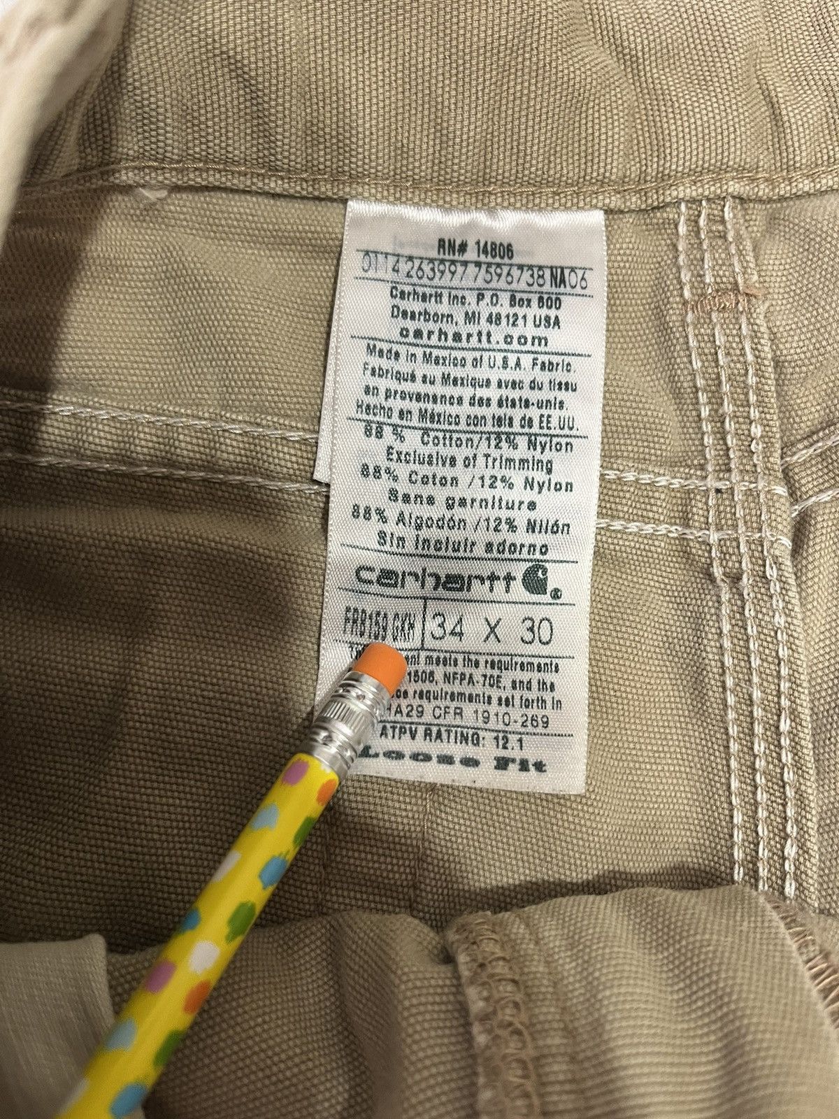 Carhartt Carhartt carpenter pants Size US 34 / EU 50 - 3 Thumbnail