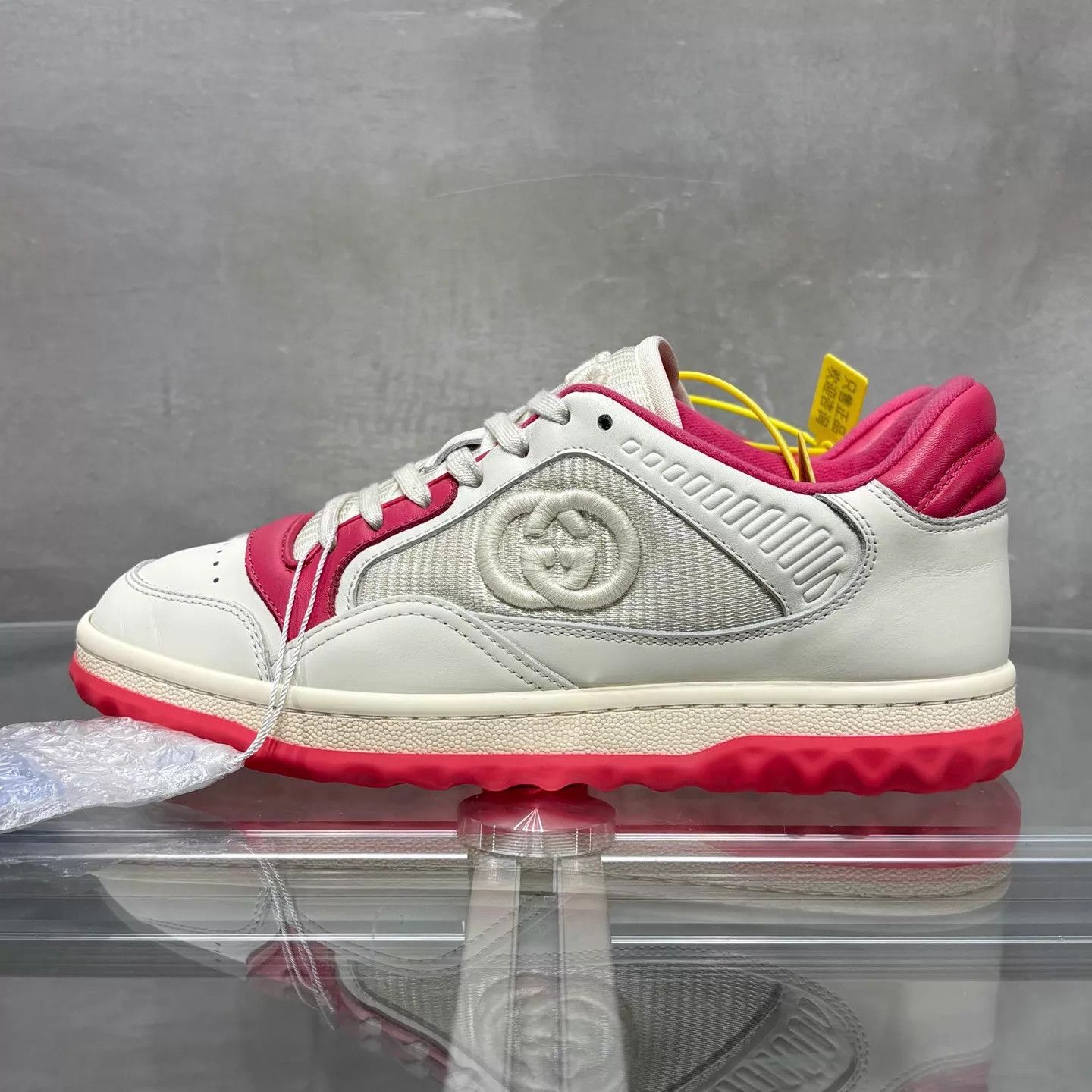 Gucci Gucci MAC80 Casual Sneaker White/Pink Women's 36 Size US 5.5 / IT 35.5 - 3 Thumbnail