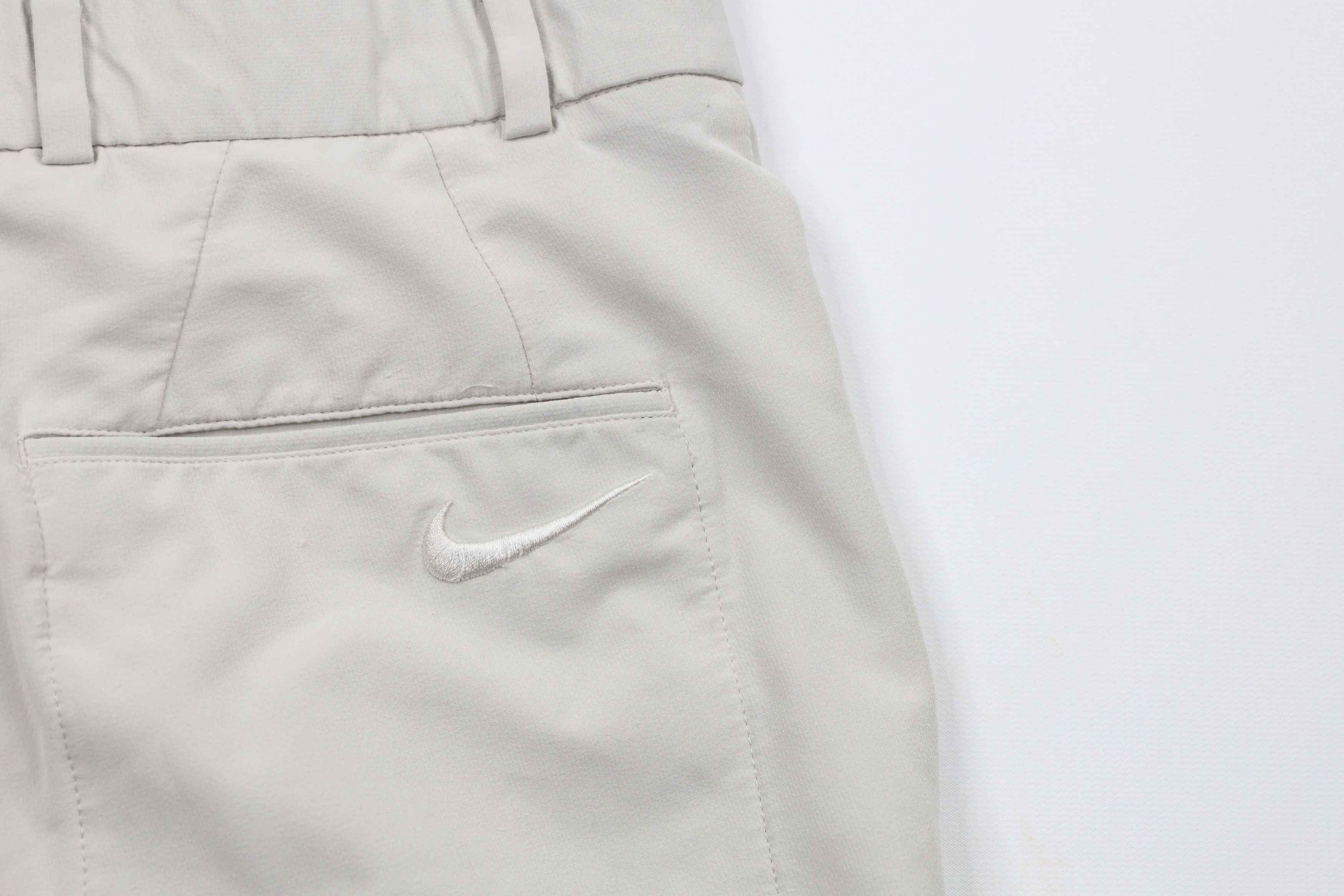 Nike × Vintage Nike Front Hybrid Stretch Tech Golfing Golf Chino Shorts Tan Size US 32 / EU 48 - 11 Thumbnail