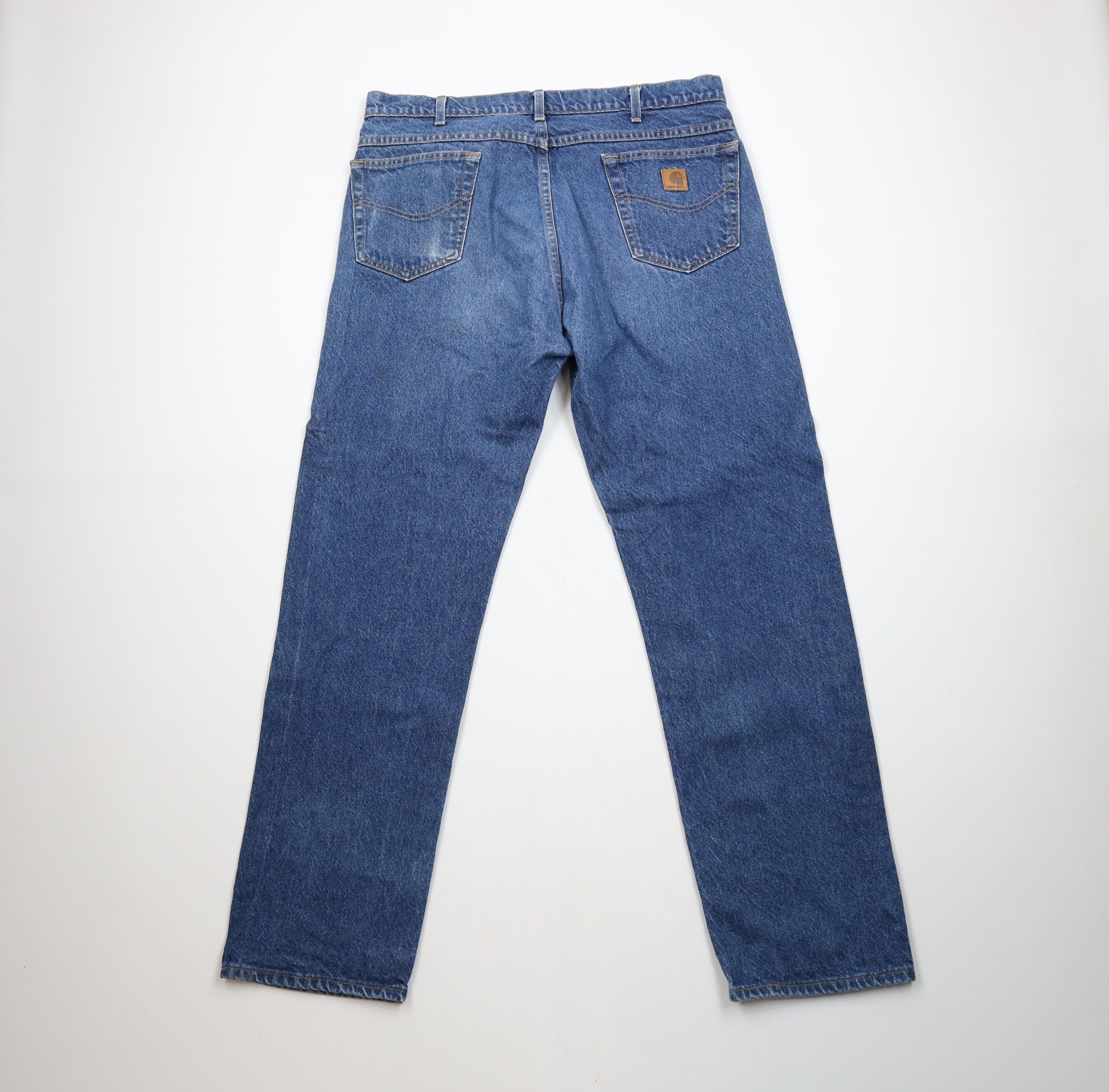 Carhartt × Vintage Vintage 90s Carhartt Spell Out Straight Leg Denim Jeans USA Size US 38 / EU 54 - 11 Thumbnail