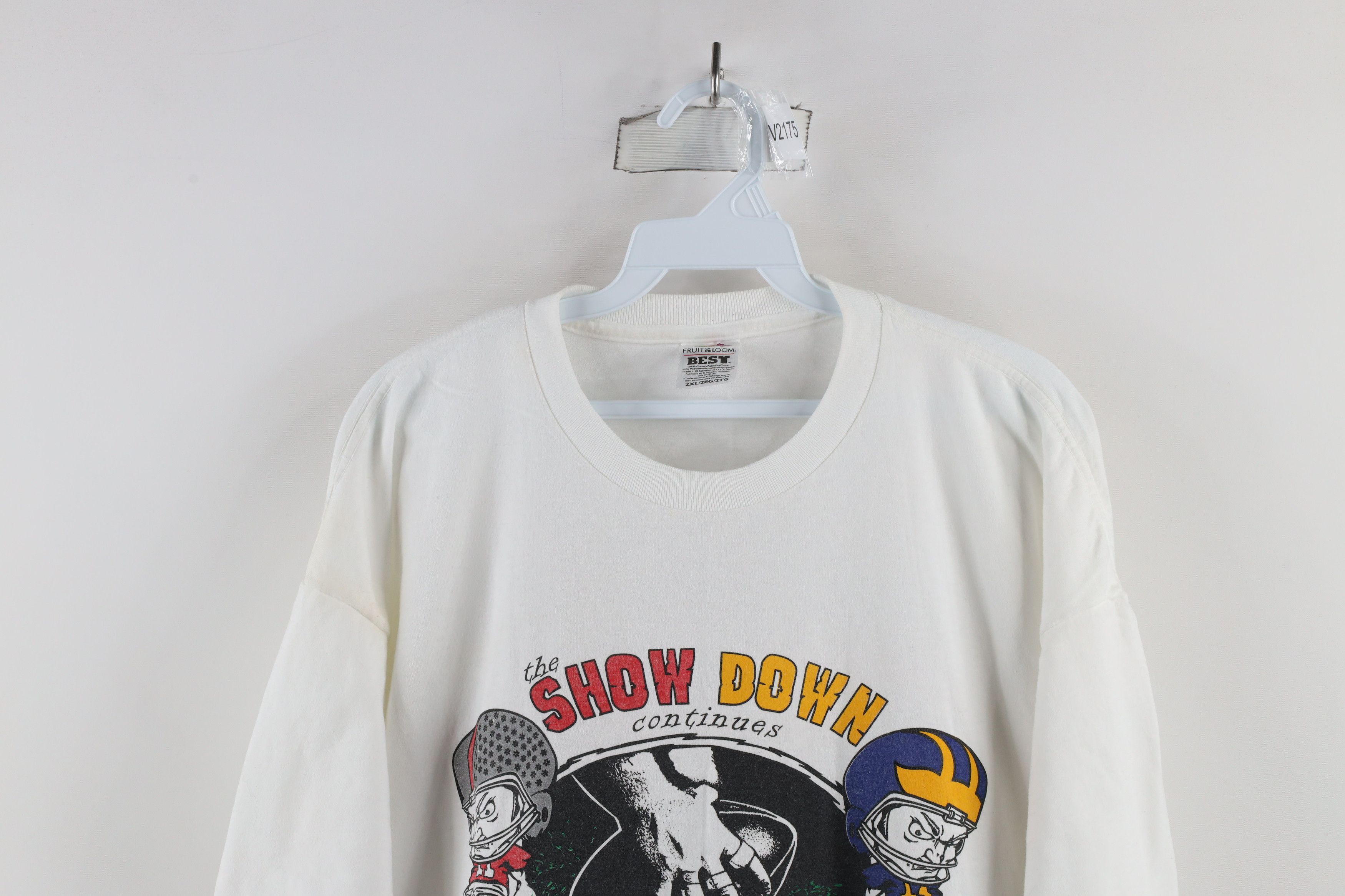 Vintage Vintage Ohio State vs University Michigan Football T-Shirt Size US XXL / EU 58 / 5 - 2 Thumbnail