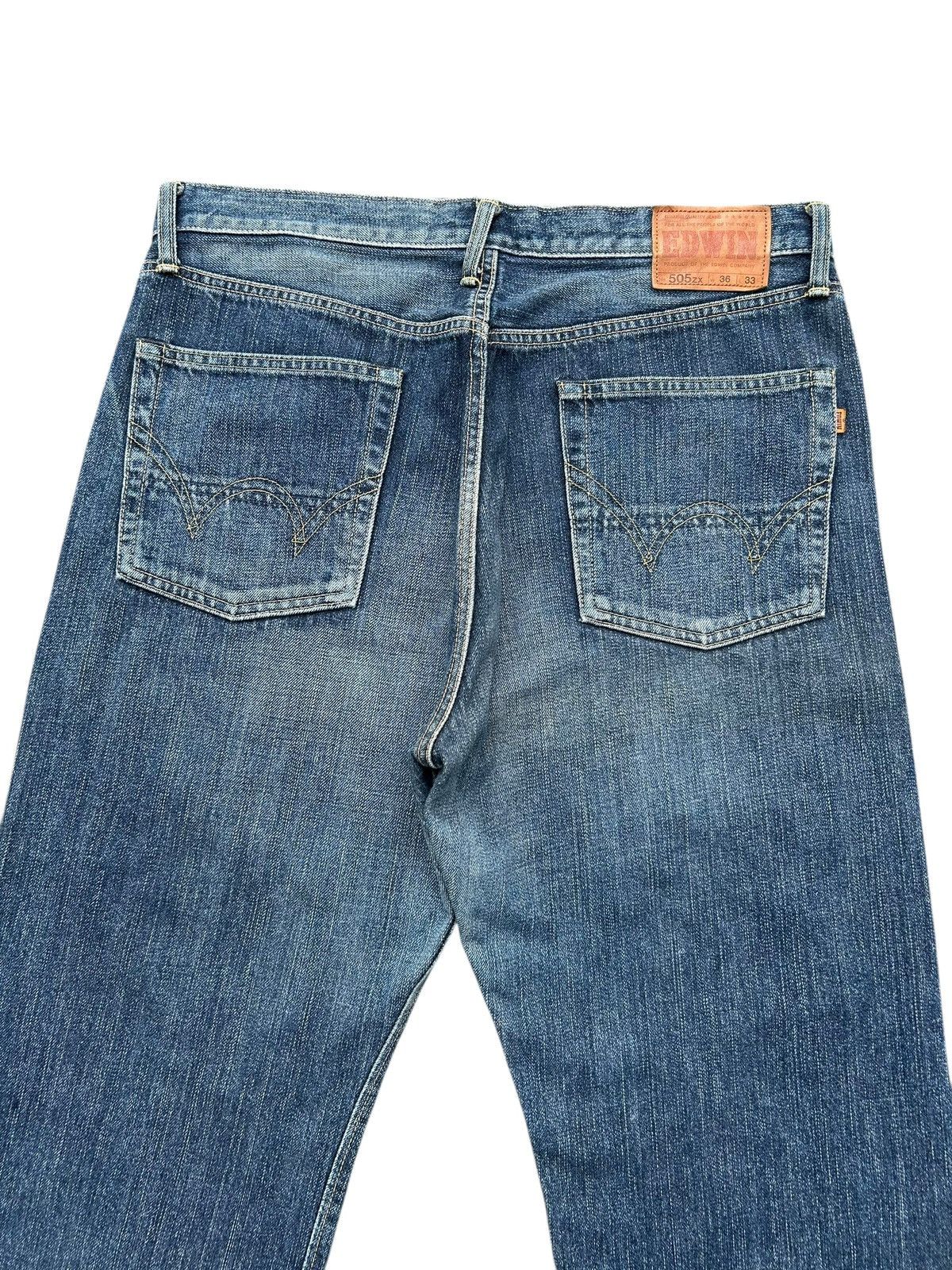 Kapital Vintage Edwin 505zx Selvedge Distressed Denim Jeans Size US 36 / EU 52 - 7 Thumbnail