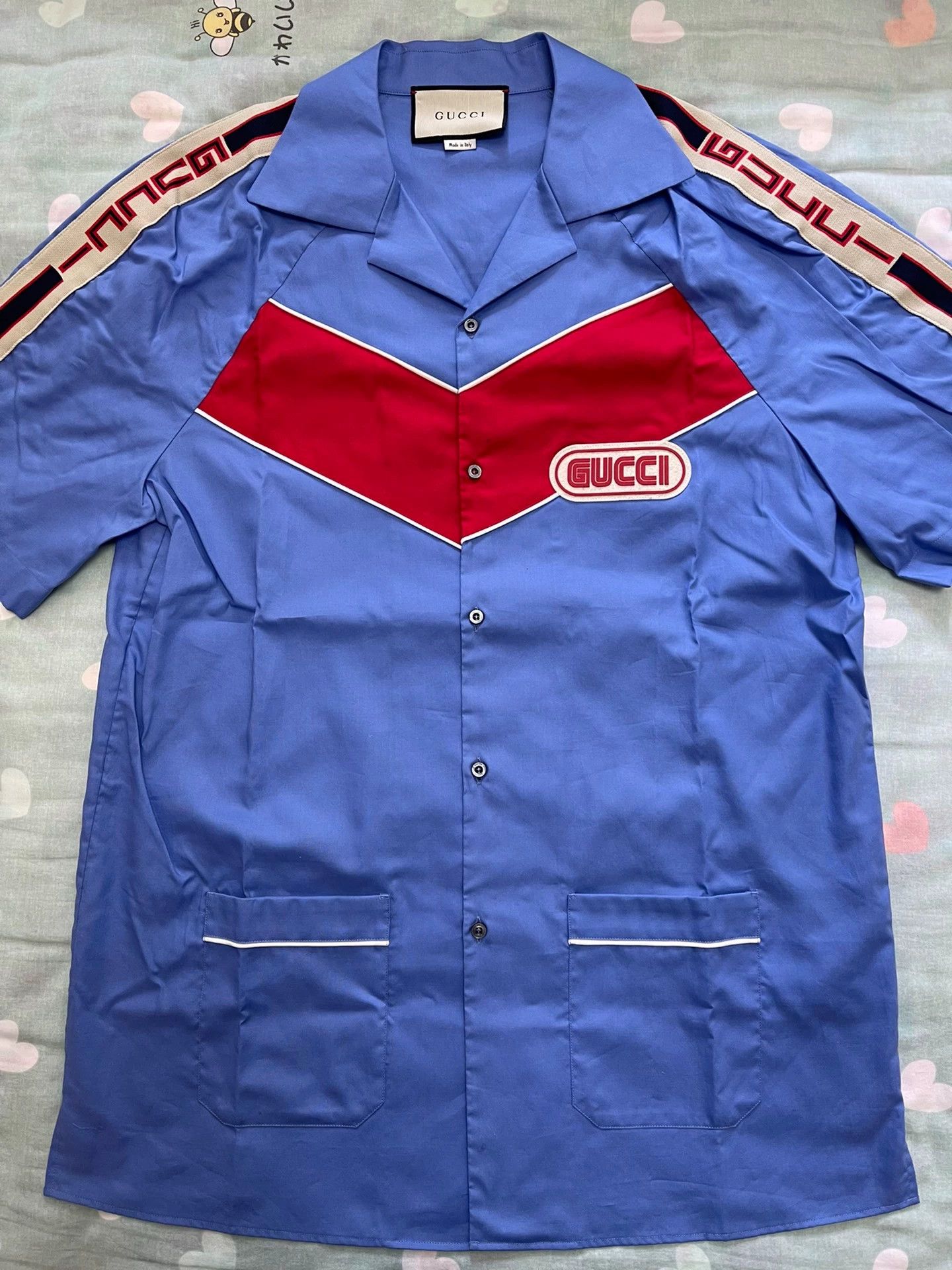 Gucci Gucci Runway Blue Shirt Men's 48 Size US M / EU 48-50 / 2 - 1 Thumbnail