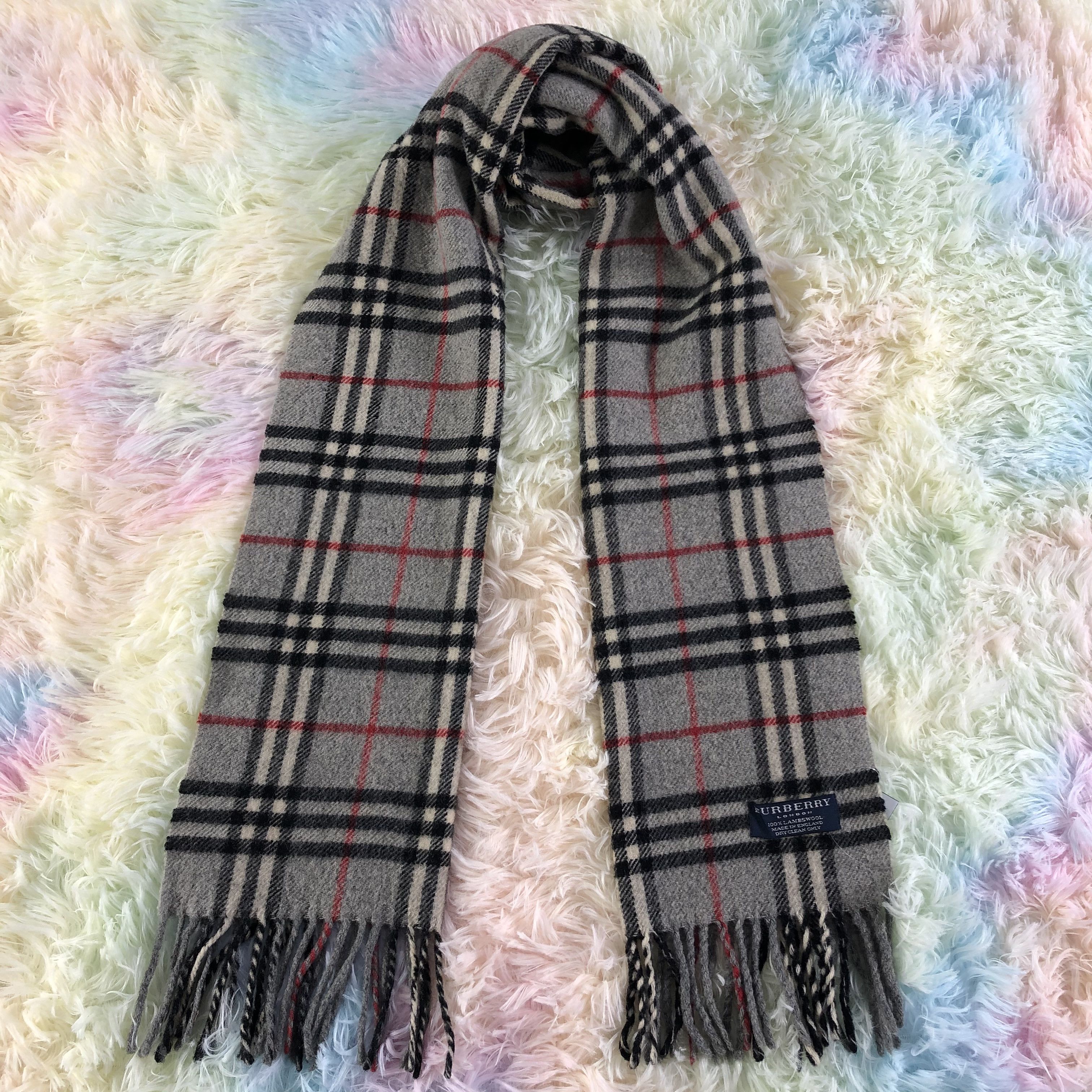 Burberry × Vintage Burberry Scarf / Muffler / Neckwear - KM17 Size ONE SIZE - 1 Thumbnail