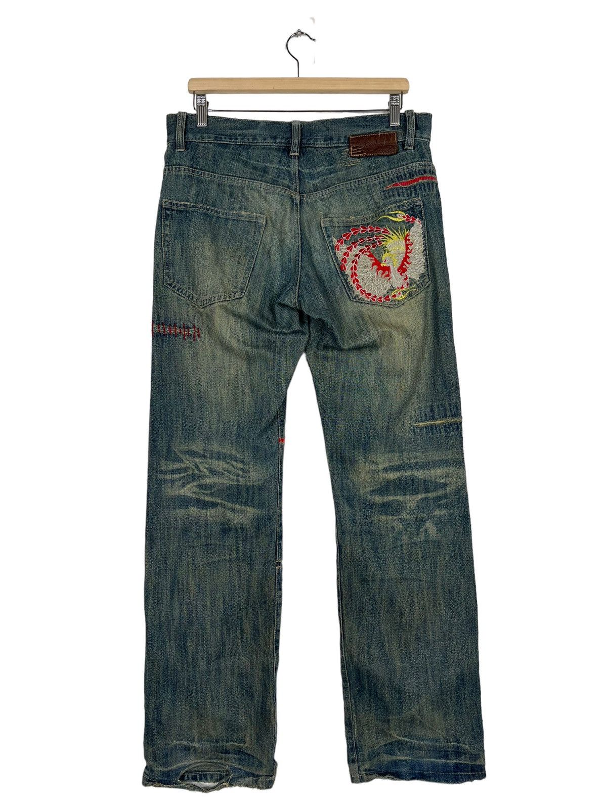 Japanese Brand 🔥 XTAHU GAPO NOK JEANS Size US 34 / EU 50 - 7 Thumbnail