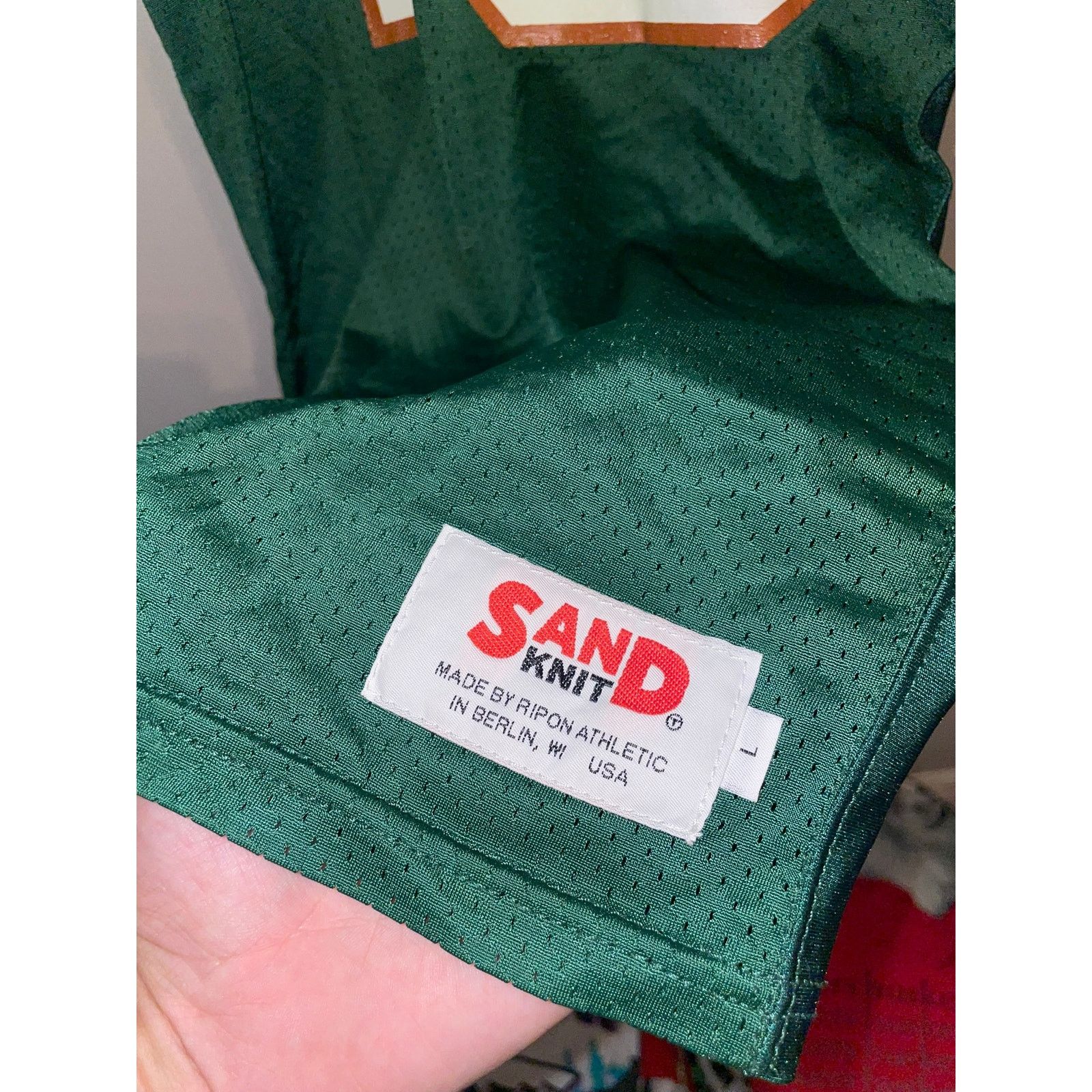MacGregor Vintage Sandknit Jersey Sand Knit CV #40 Football Top Large Size US L / EU 52-54 / 3 - 4 Thumbnail