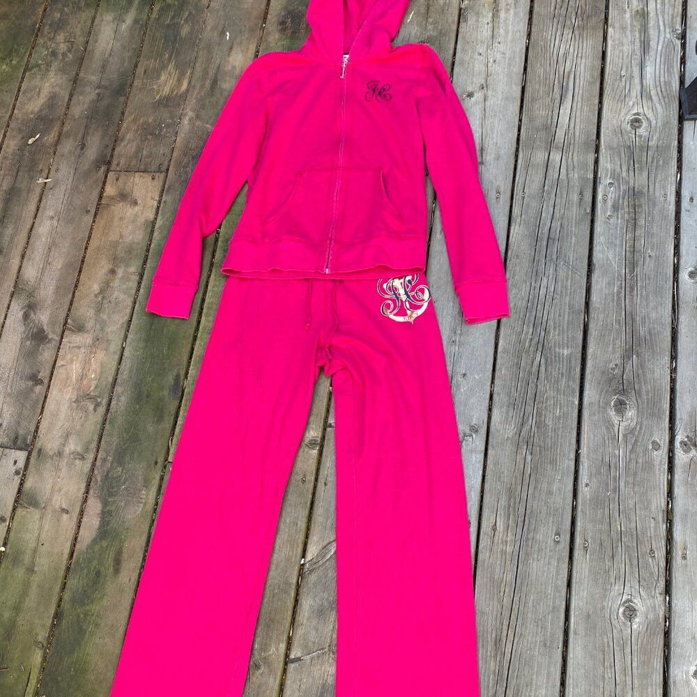 Juicy Couture Vintage Y2K Juicy Couture Tracksuit Matching Set Pink Mediu Size XL / US 12-14 / IT 48-50 - 4 Thumbnail