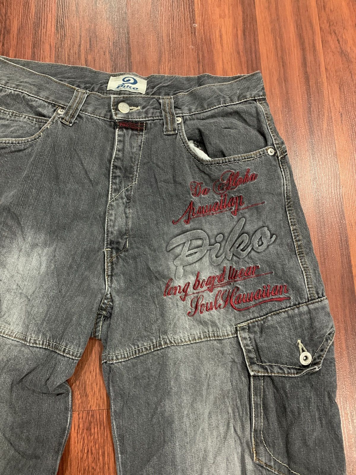 Japanese Brand Hawaiian Piko Jeans Cargo Size US 32 / EU 48 - 3 Thumbnail
