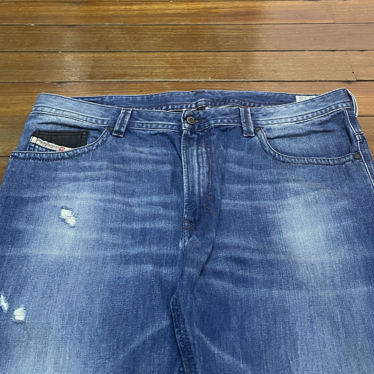 Diesel Very Rare Design Vintage Diesel Travar Oversized Jeans 1990s Size US 40 / EU 56 - 3 Thumbnail