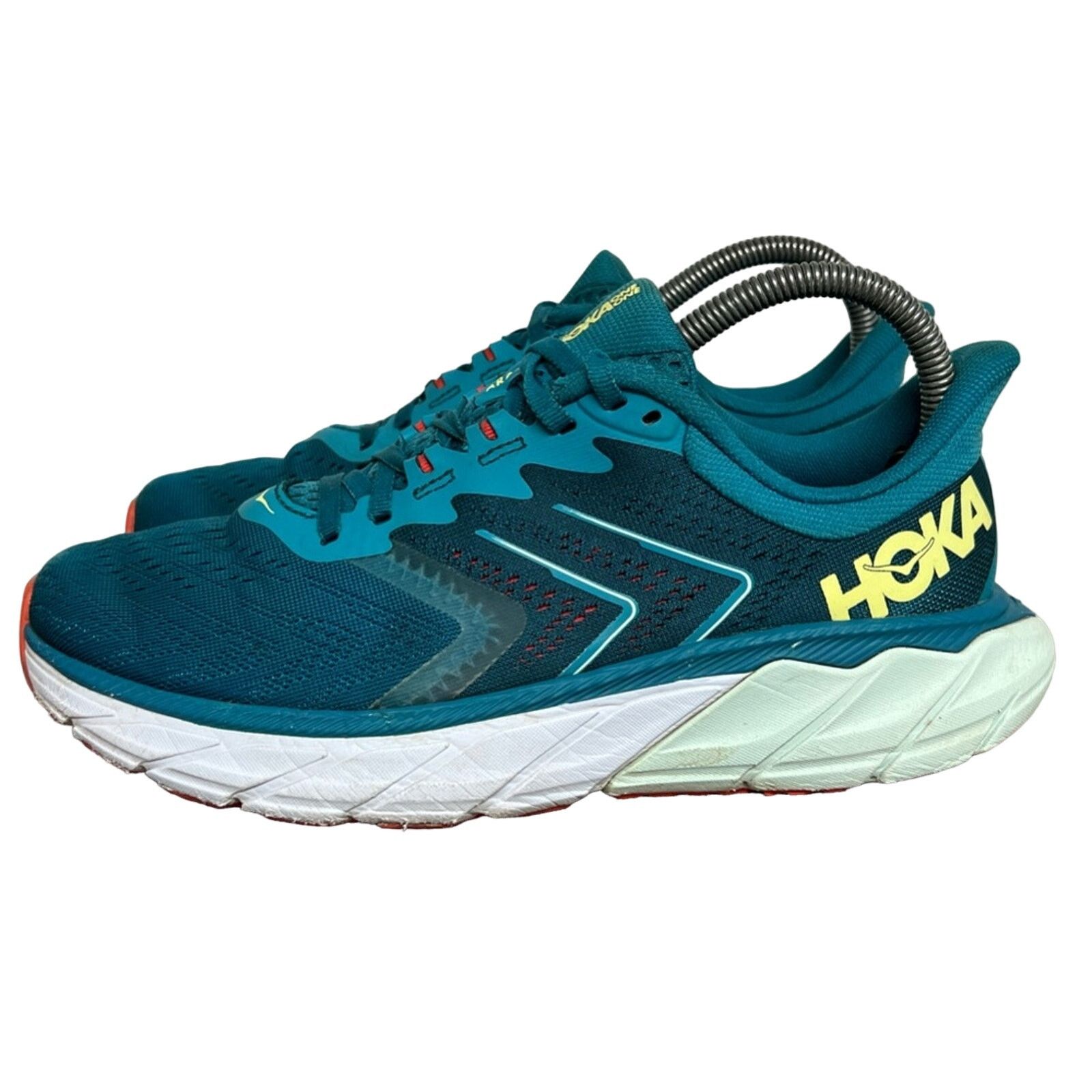 Hoka HOKA ONE ONE ARAHI 5 Womens Shoes Mosaic Blue Luminary Green Size US 7.5 / IT 37.5 - 1 Thumbnail