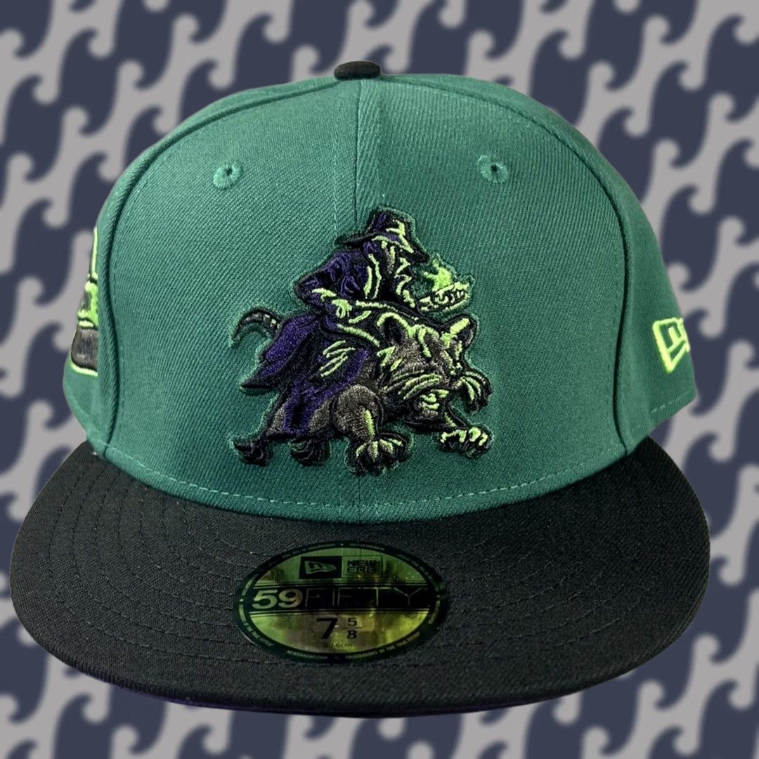 New Era VINTAGE? Clink Room Exclusive 7 5/8 "Scourge" Green Black New Era Size ONE SIZE - 1 Thumbnail