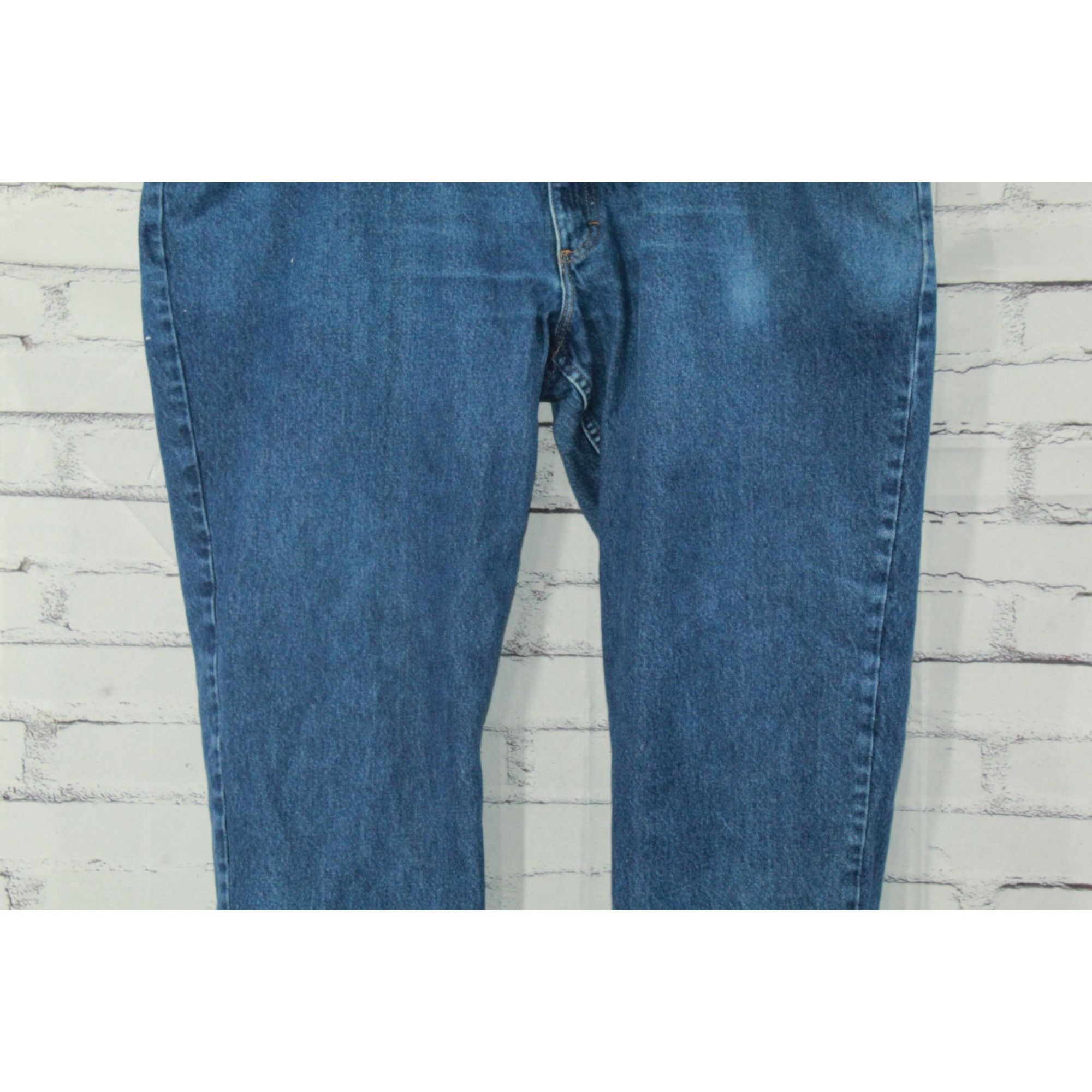 L.L. Bean LL Bean Jeans Relaxed Fit Straight Leg Dark Wash 46x28 Size US 44 / EU 60 - 10 Thumbnail
