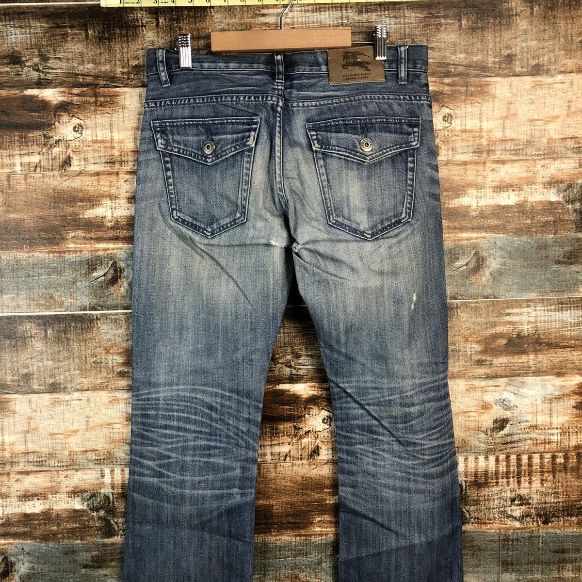 Burberry DLL Burberry Blue Distressed Denim Pants #C252 Size US 29 - 16 Thumbnail
