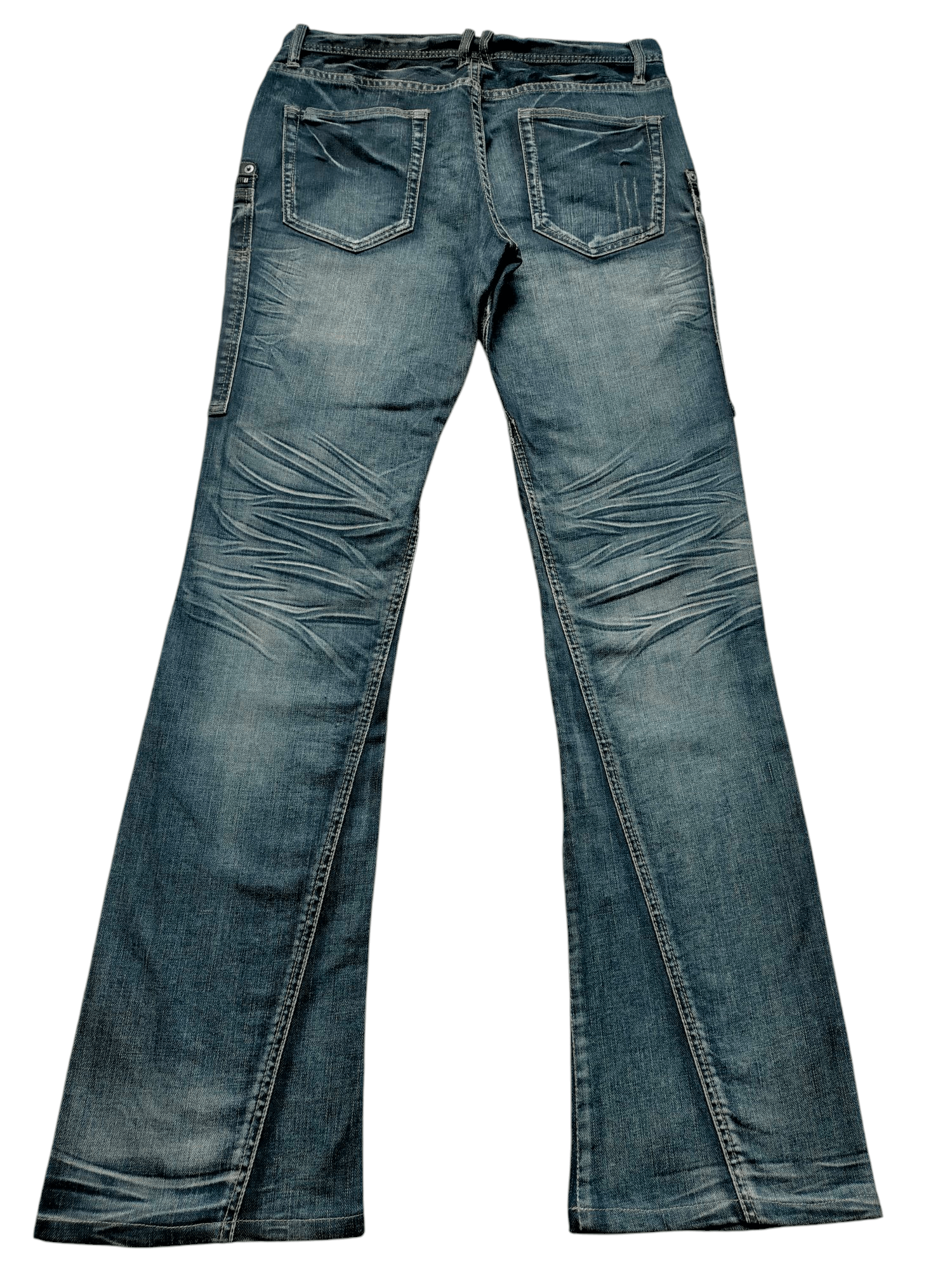 If Six Was Nine Flare Jeans Michel Klein Japan Boot cut Denim Size US 32 / EU 48 - 2 Thumbnail