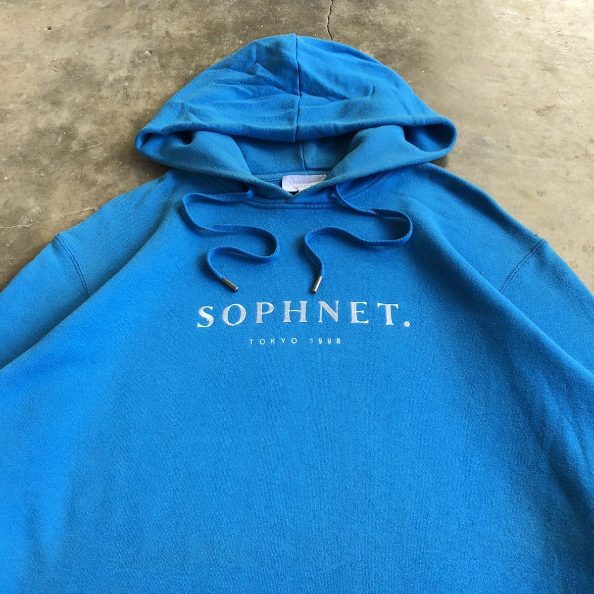 Sophnet. 🇯🇵 2000s Sophnet. Sunspel Embroidery Font Hoodie Blue Size US XL / EU 56 / 4 - 5 Thumbnail