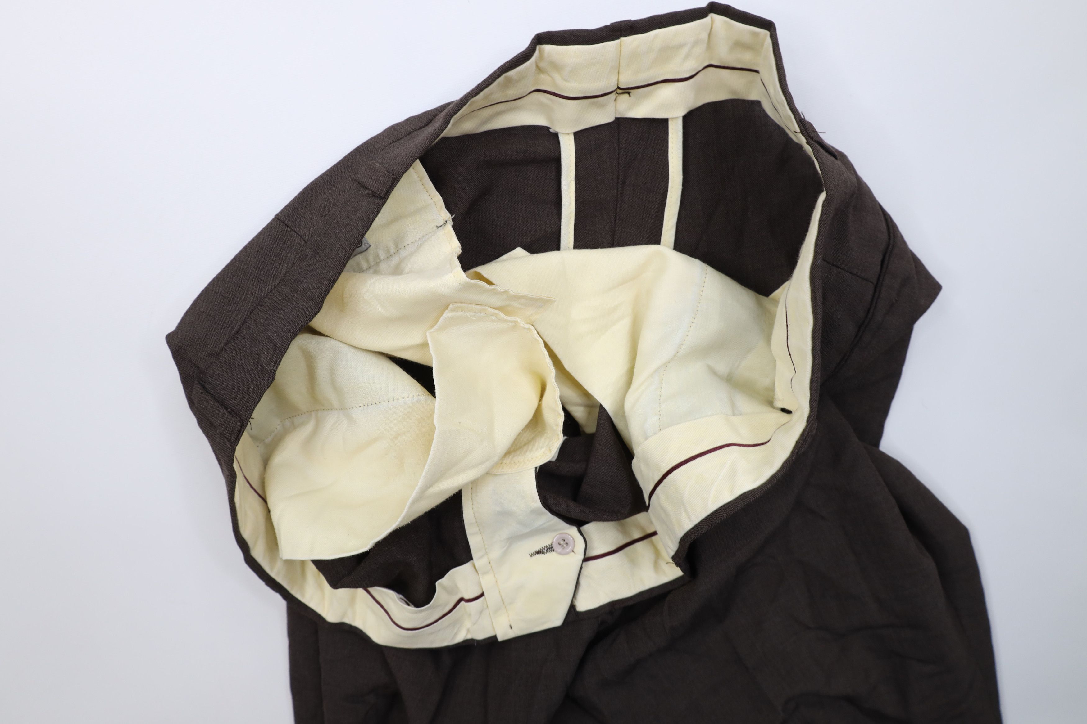 Vintage Vintage 70s Streetwear Wool Blend Wide Leg Chino Pants USA Size US 44 / EU 60 - 7 Thumbnail