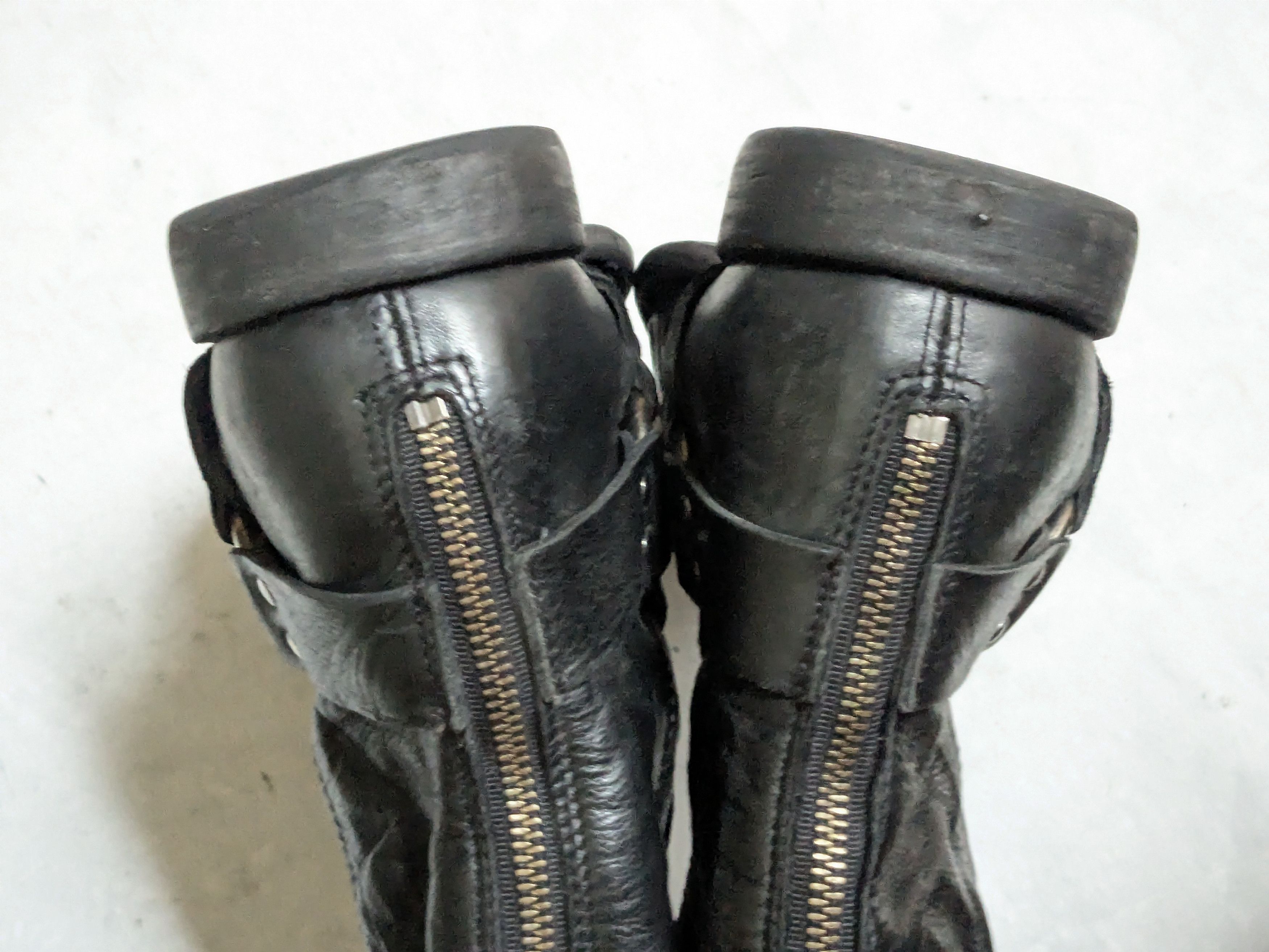 Frye Frye Harness Black Leather 10 D Leather Buckle Belted Size US 10 / EU 43 - 15 Thumbnail