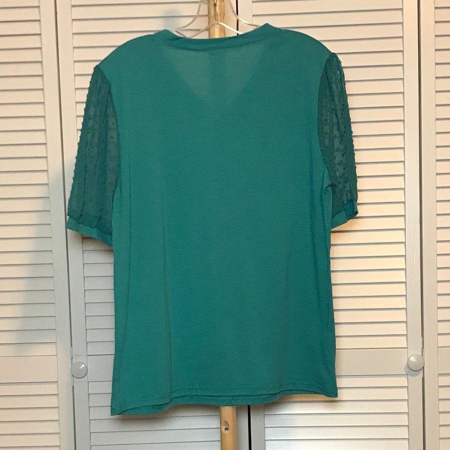 Other Spring Fashion V-neck Short Sleeve Blouse S Size S / US 4 / IT 40 - 2 Thumbnail