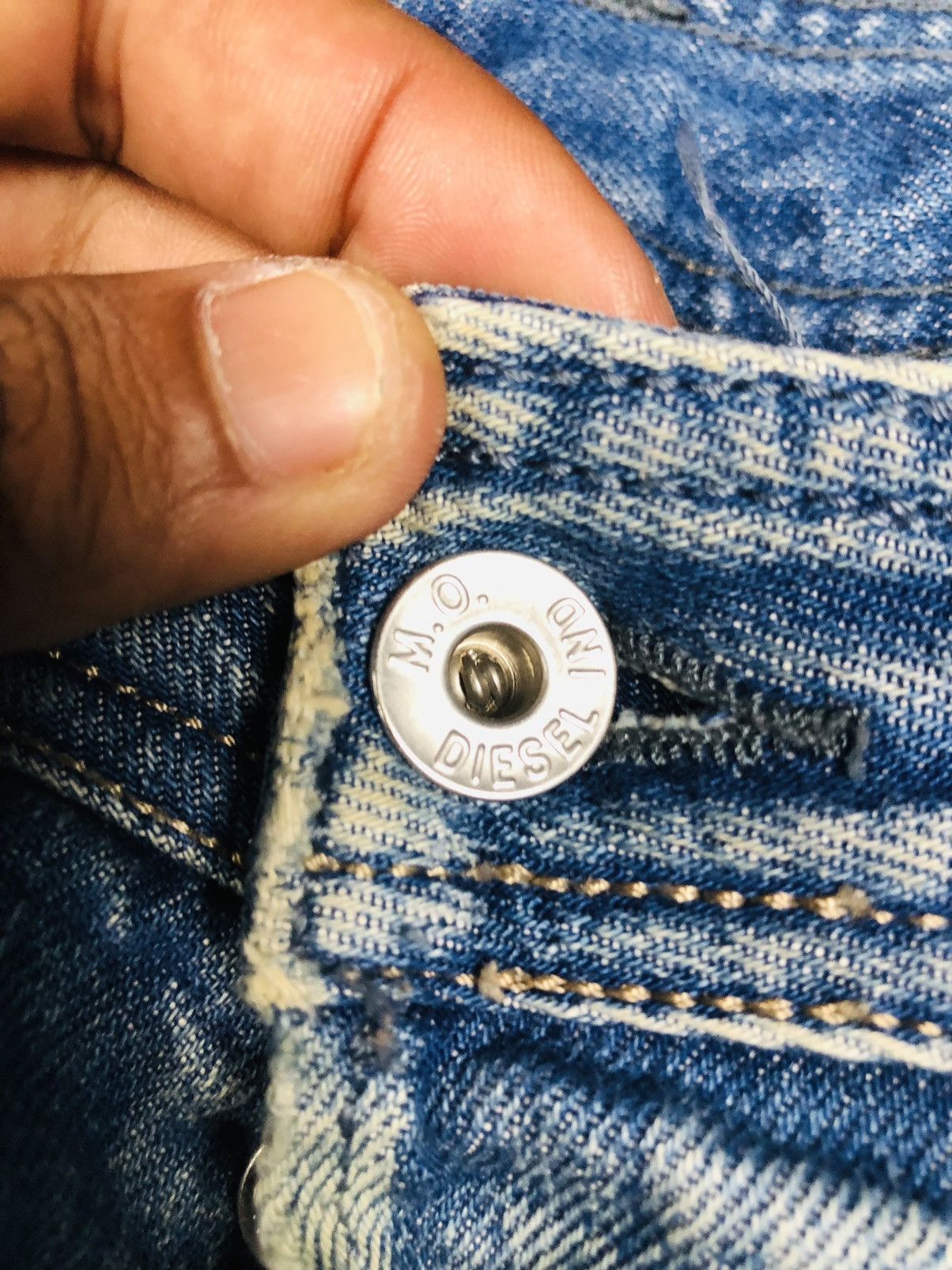 Diesel Diesel Industry Distress Jeans (36) Size US 33 - 10 Thumbnail