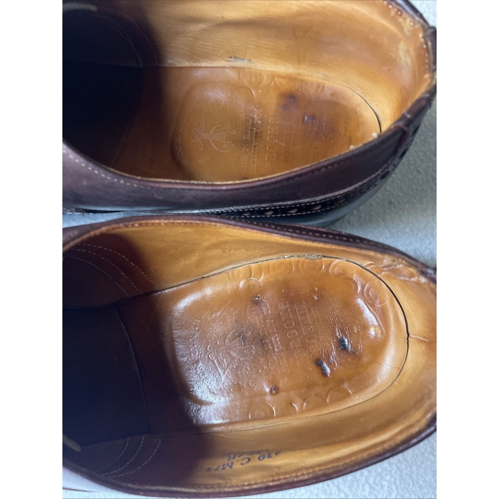 Brooks Brothers Vtg Brooks Brothers Devon England Wingtip Brown Leather 11.5 Size US 11.5 / EU 44-45 - 3 Thumbnail