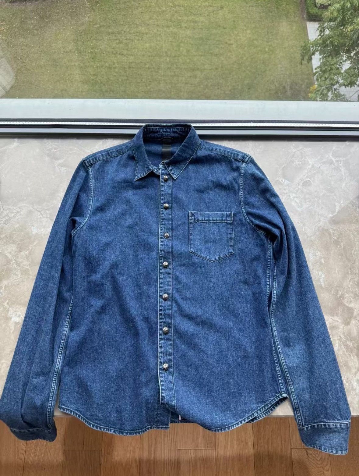Chrome Hearts Chrome Hearts denim shirt Size US M / EU 48-50 / 2 - 1 Thumbnail