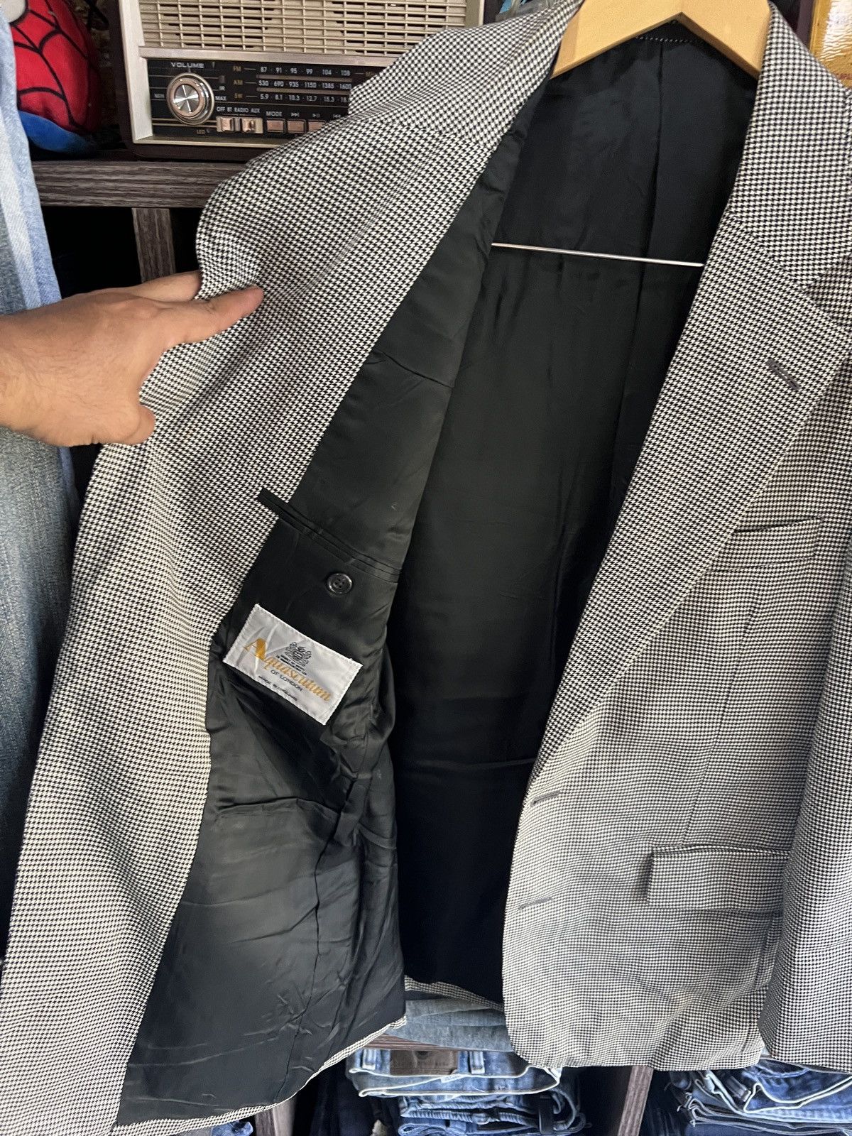 Aquascutum 🔥Made in England Aquacustum Blazer Size 42R - 10 Thumbnail