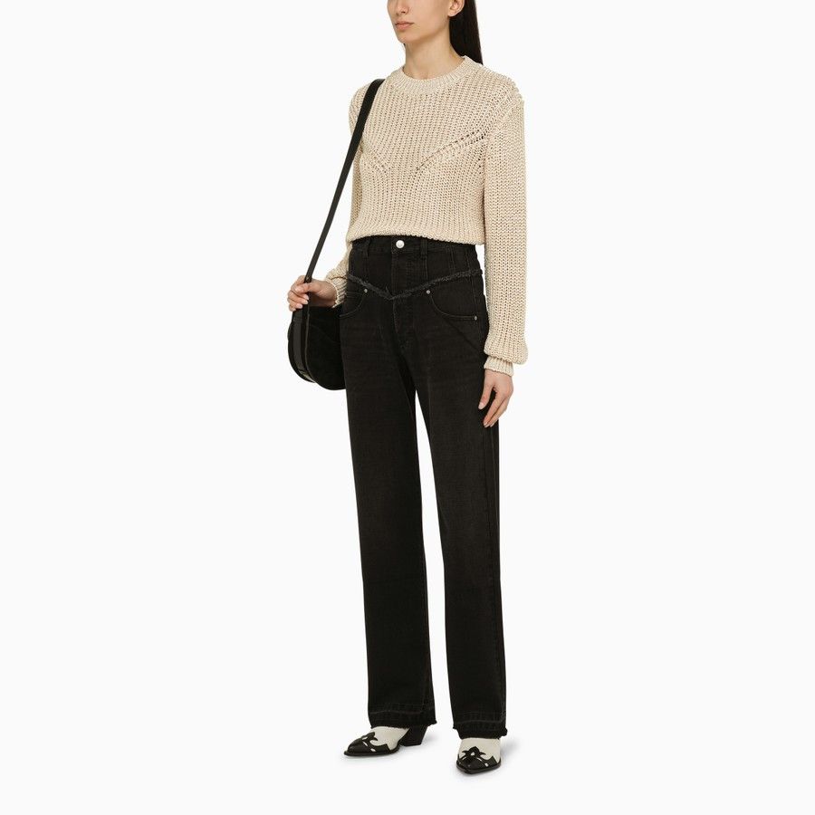 Isabel Marant o1d2blof0824 Crew-neck Jumpers in Beige Size XS / US 0-2 / IT 36-38 - 2 Thumbnail
