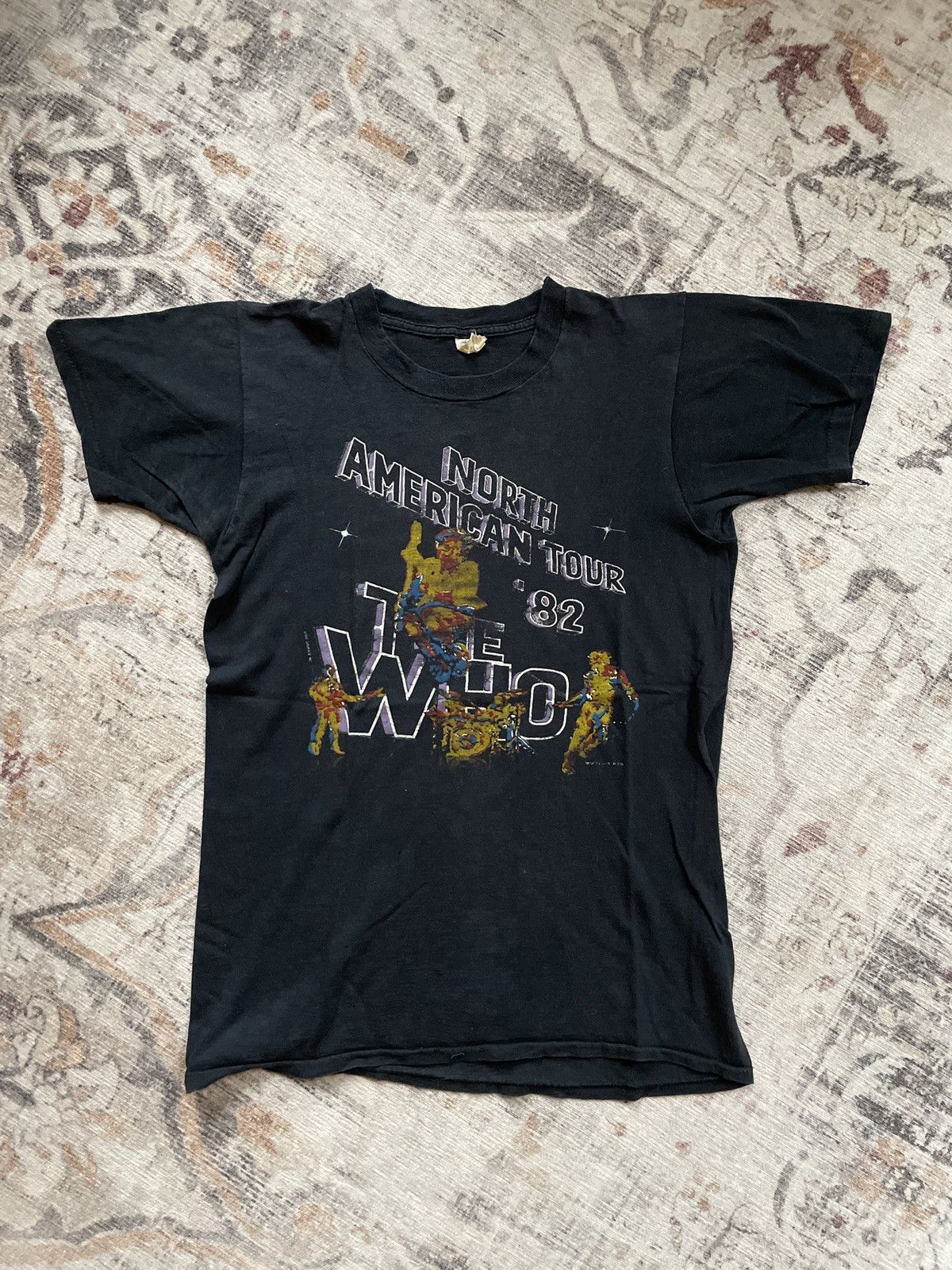 Vintage 80s The Who North American Tour Tee Shirt